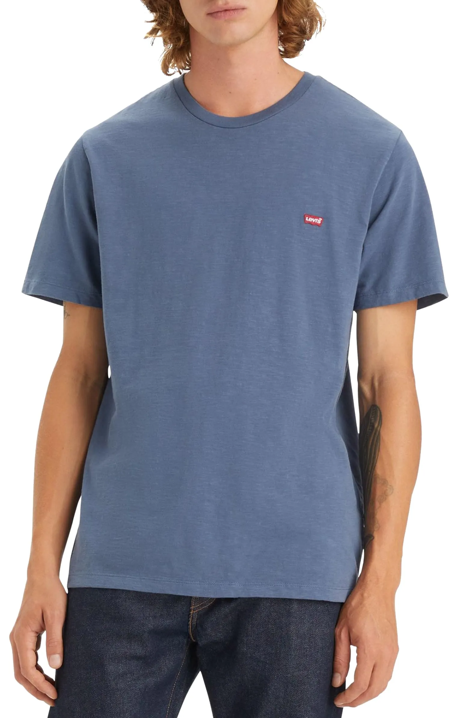 Levi's Ss Original Housemark Tee, T-shirt Uomo, Vintage Indigo X, S - immagine 2