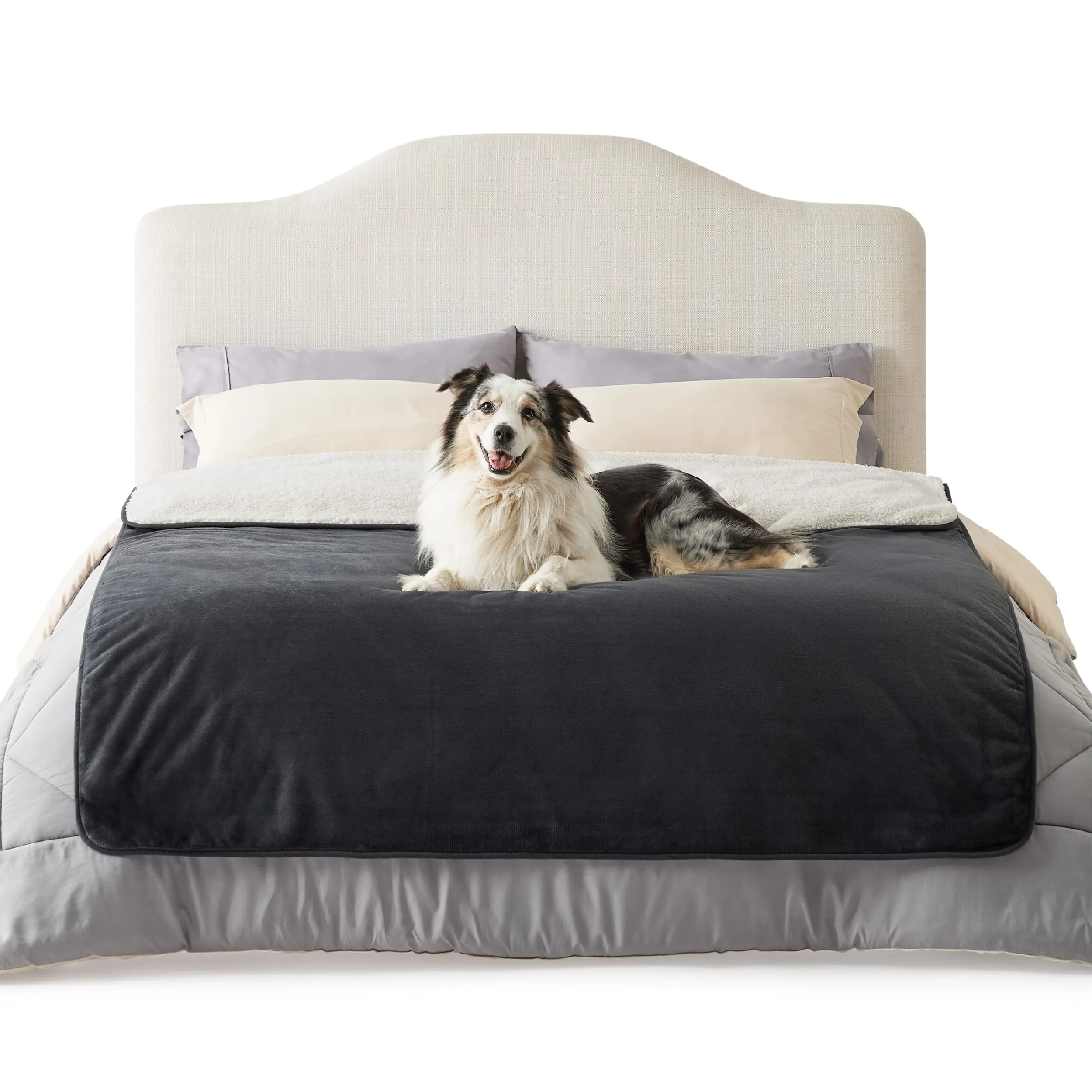 LE SURE Coperta Impermeabile per Cane Lavabile, 203x152 cm Nero - immagine 1
