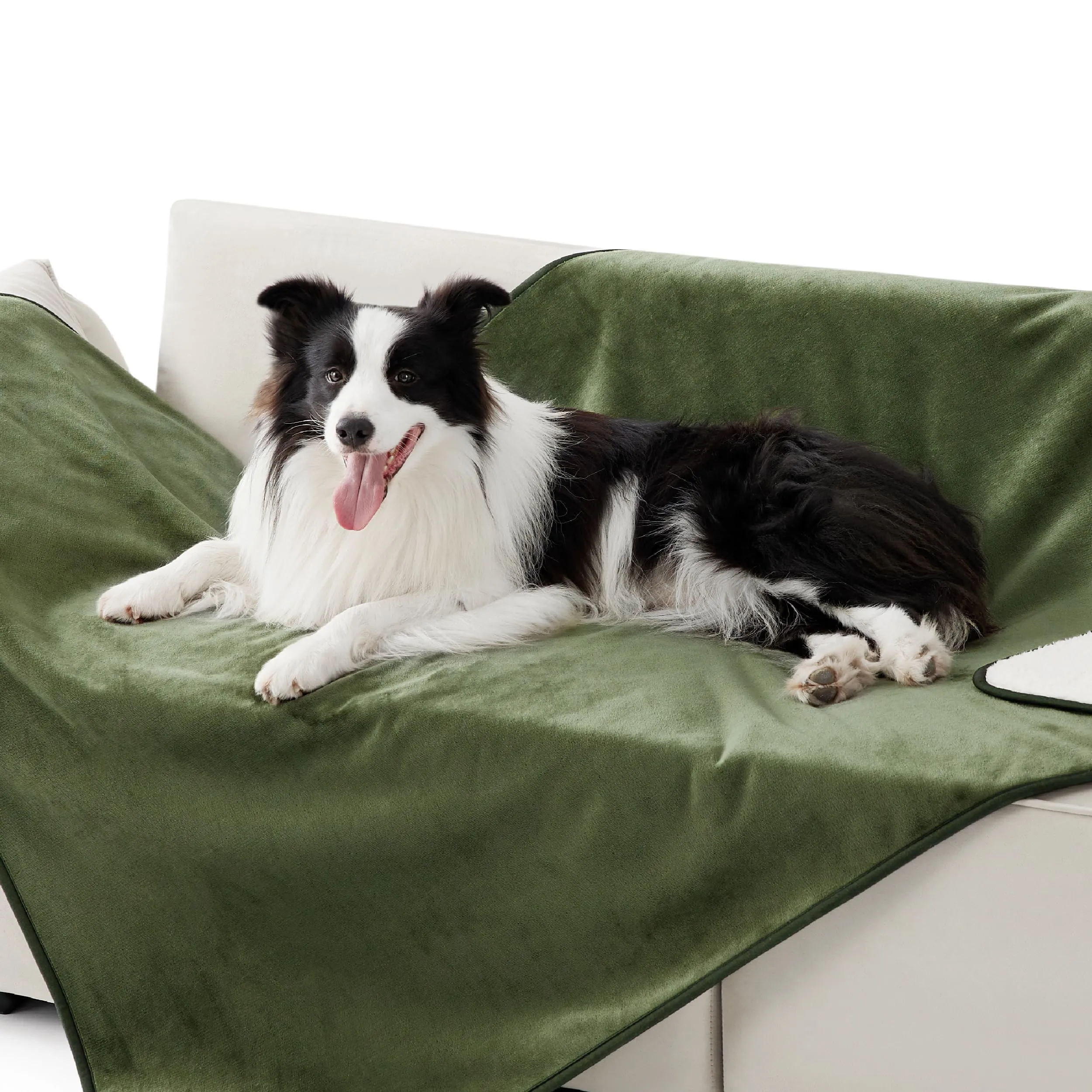 LE SURE Coperta Impermeabile per Cane Lavabile, 152x127 cm Verde Oliva - immagine 1