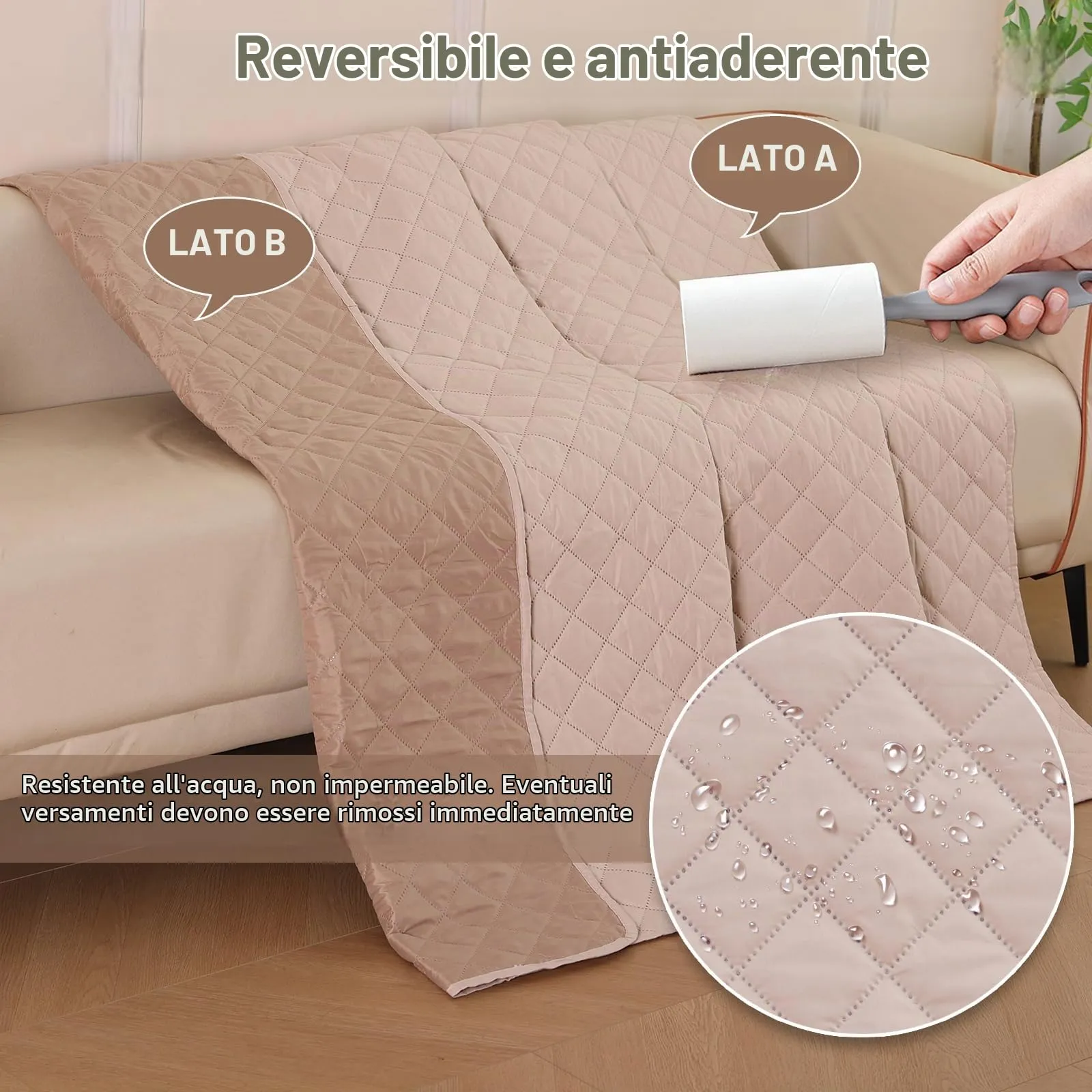 Copridivano e Copriletto Impermeabili per Cani 157 x 127 cm - immagine 2