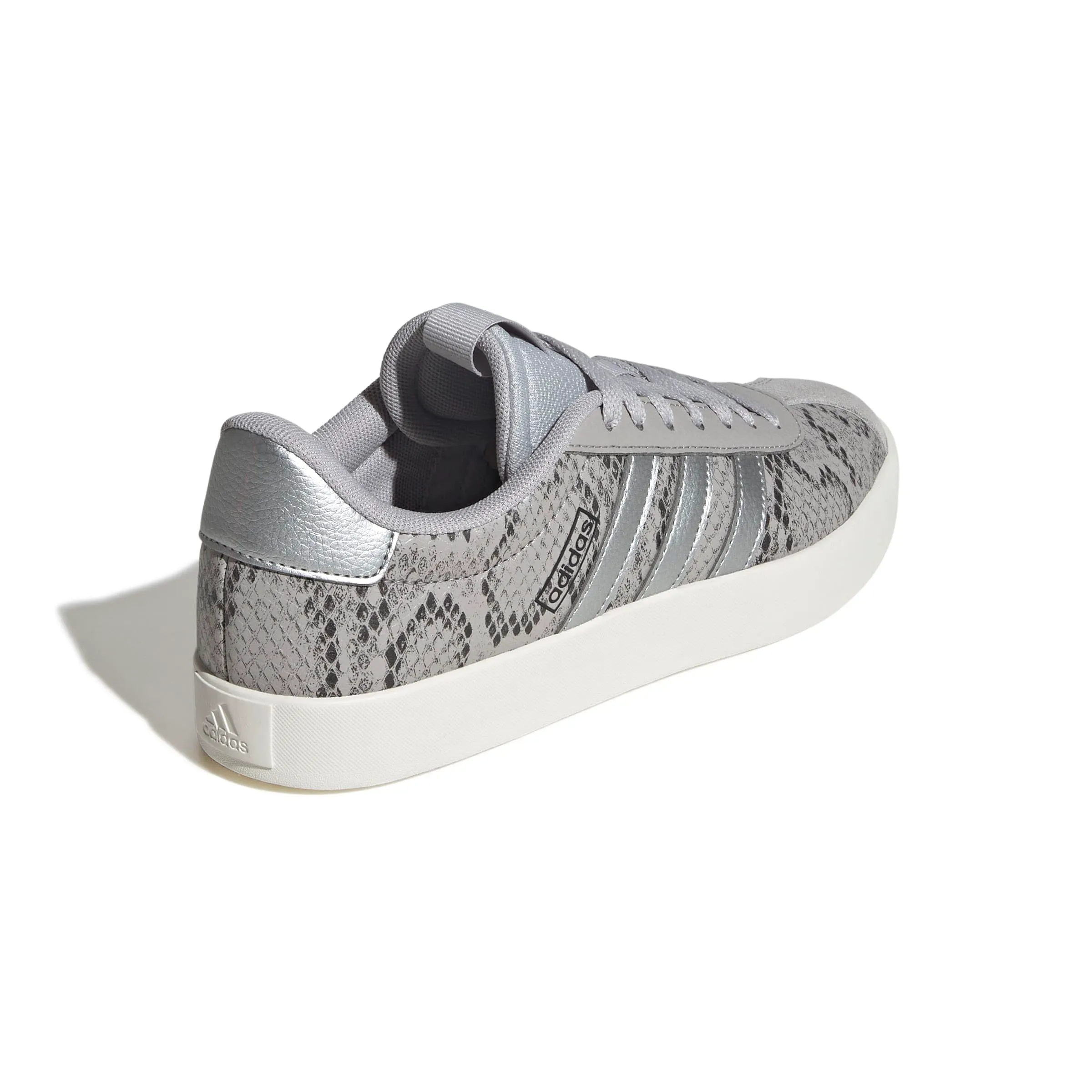adidas Donna VL Court 3.0 Shoes, Grey Two/Silver Met./off White, 39 1/3 EU - immagine 5