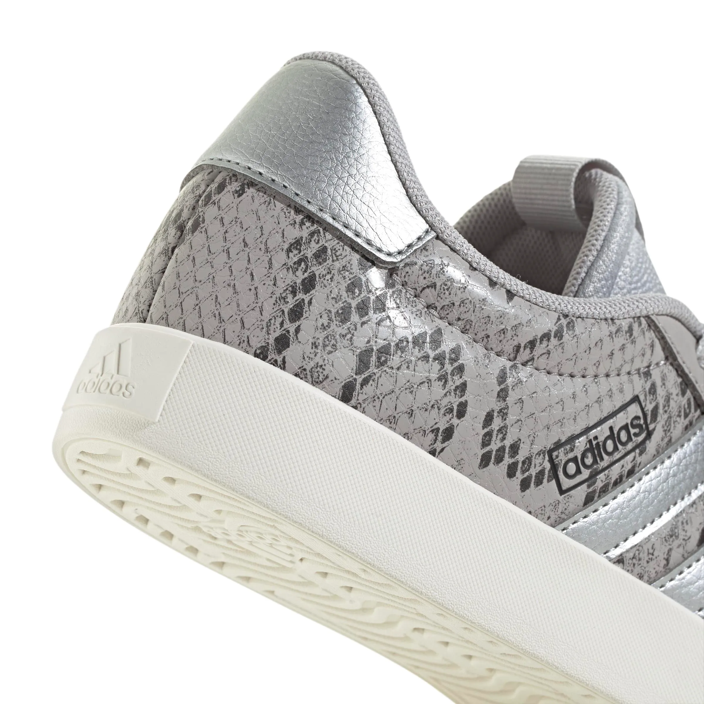 Adidas Donna VL Court 3.0 Shoes, Grey Two/Silver Met./off White, 36 EU - immagine 6