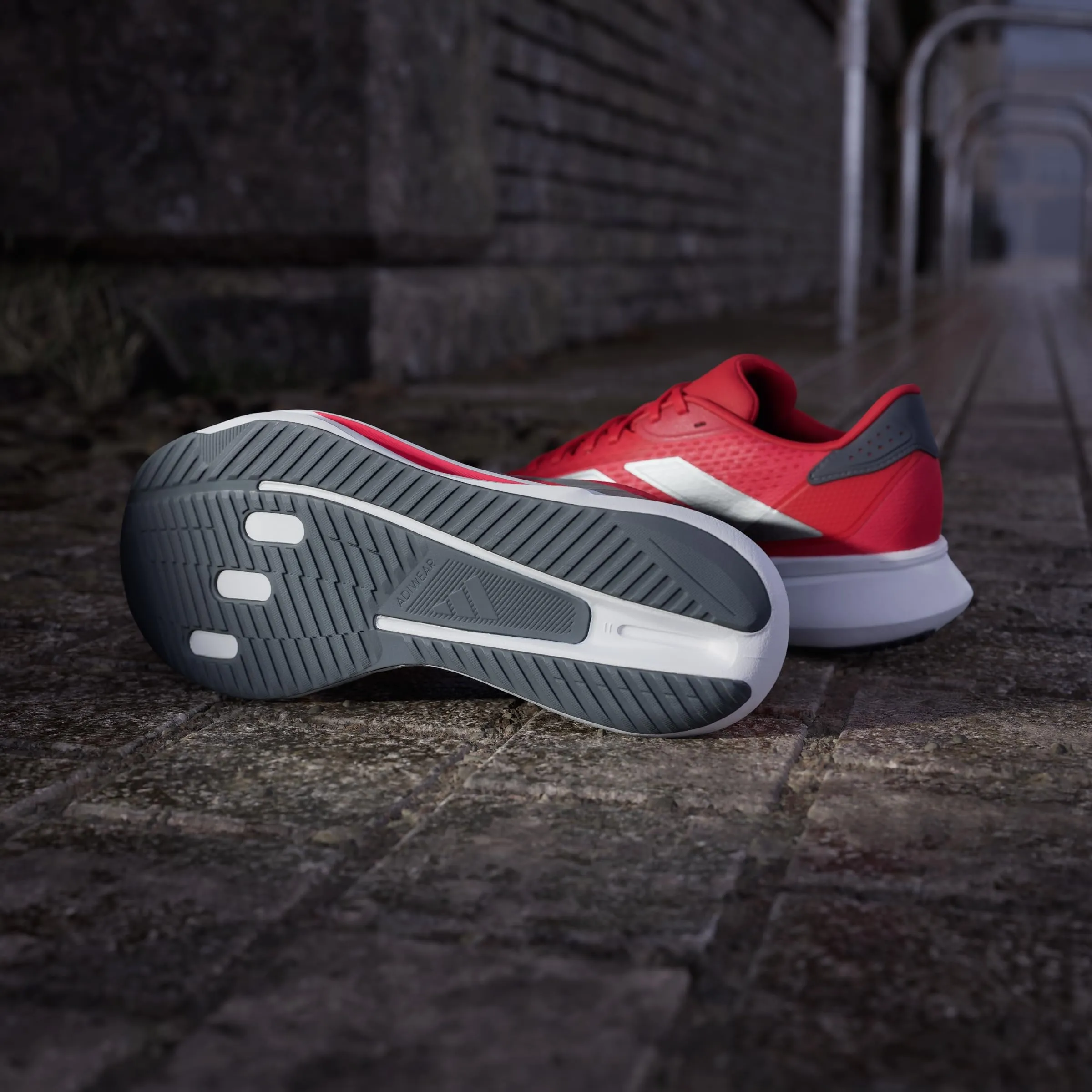 Adidas Uomo Duramo SL 2 Running Shoes, Better Scarlet/Silver Metallic/Grey Five, 47 1/3 EU - immagine 8