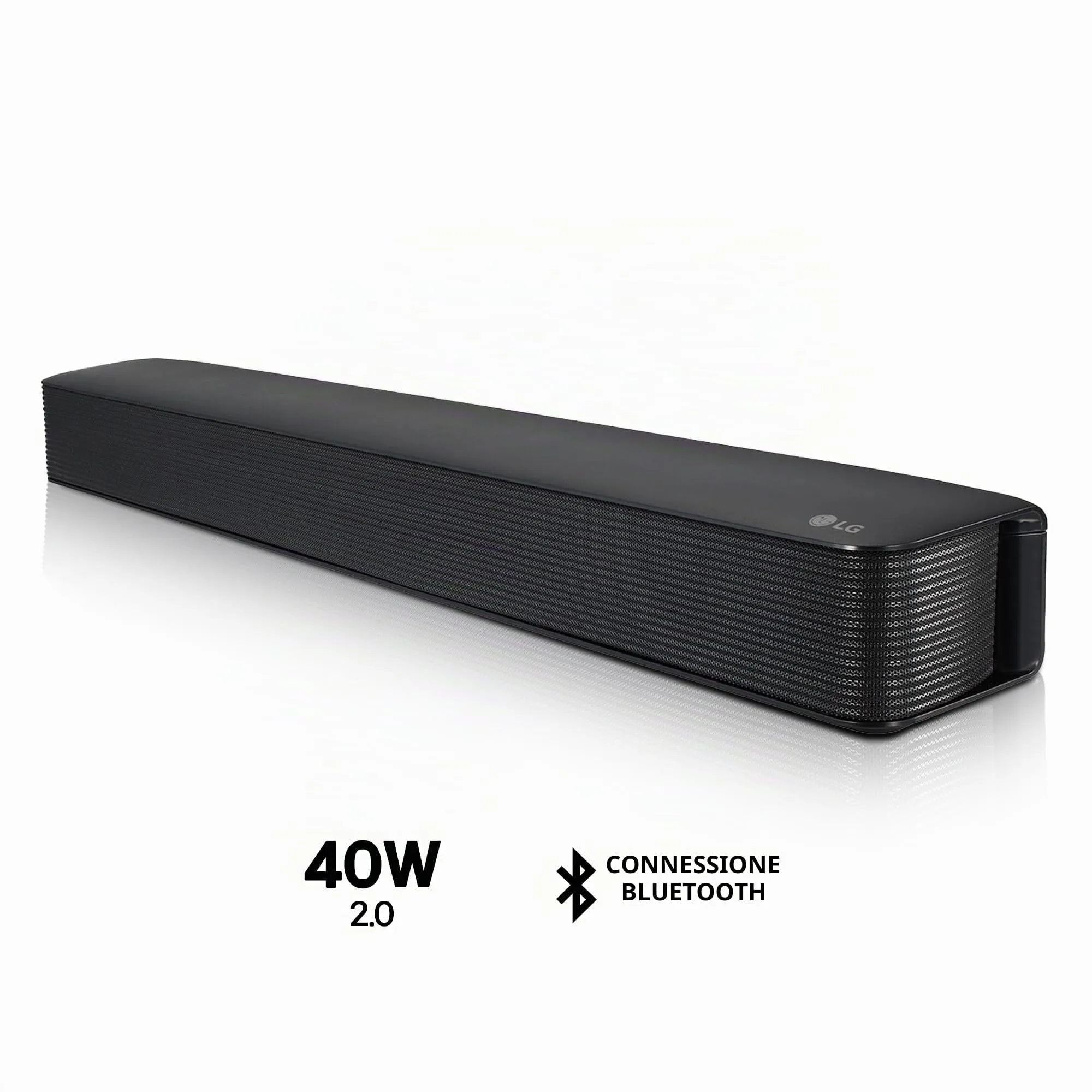 LG SQM1 - Soundbar, 40 W, All in One, Bluetooth 4.0, 2.0 Canali, Dolby Digital, Suono Bass Blast, Nero - immagine 10
