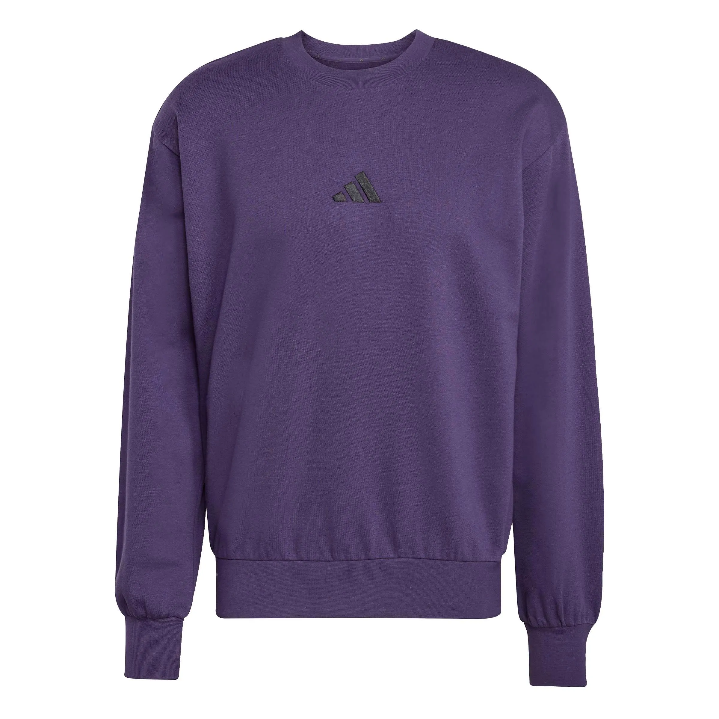 Adidas Uomo Essentials FEELCOZY Fleece Sweatshirt, Aurora Plum/Black, L - immagine 1