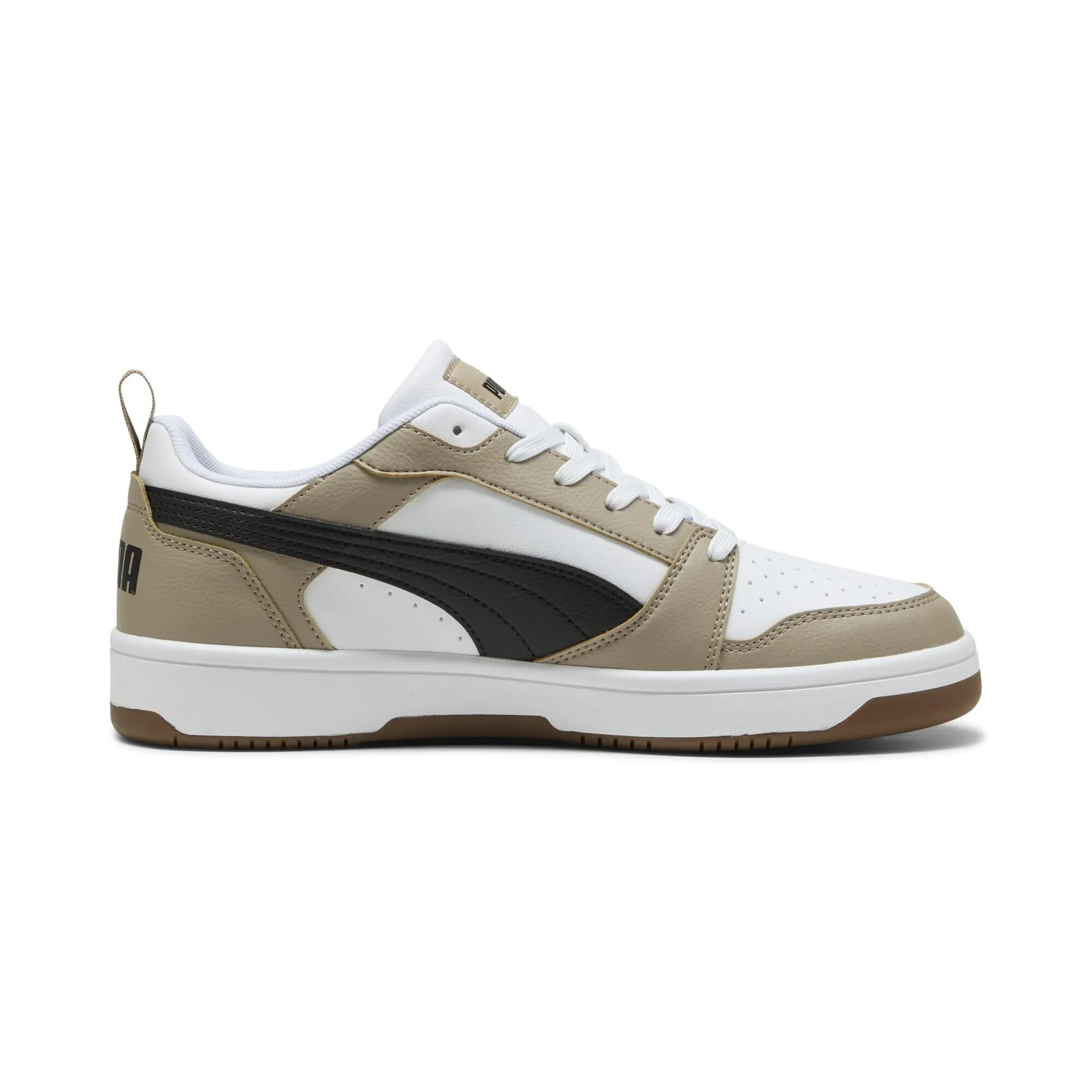 PUMA Rebound V6 Low, Sneaker Unisex - Adulto, White Black Ice Coffee, 37 EU - immagine 5
