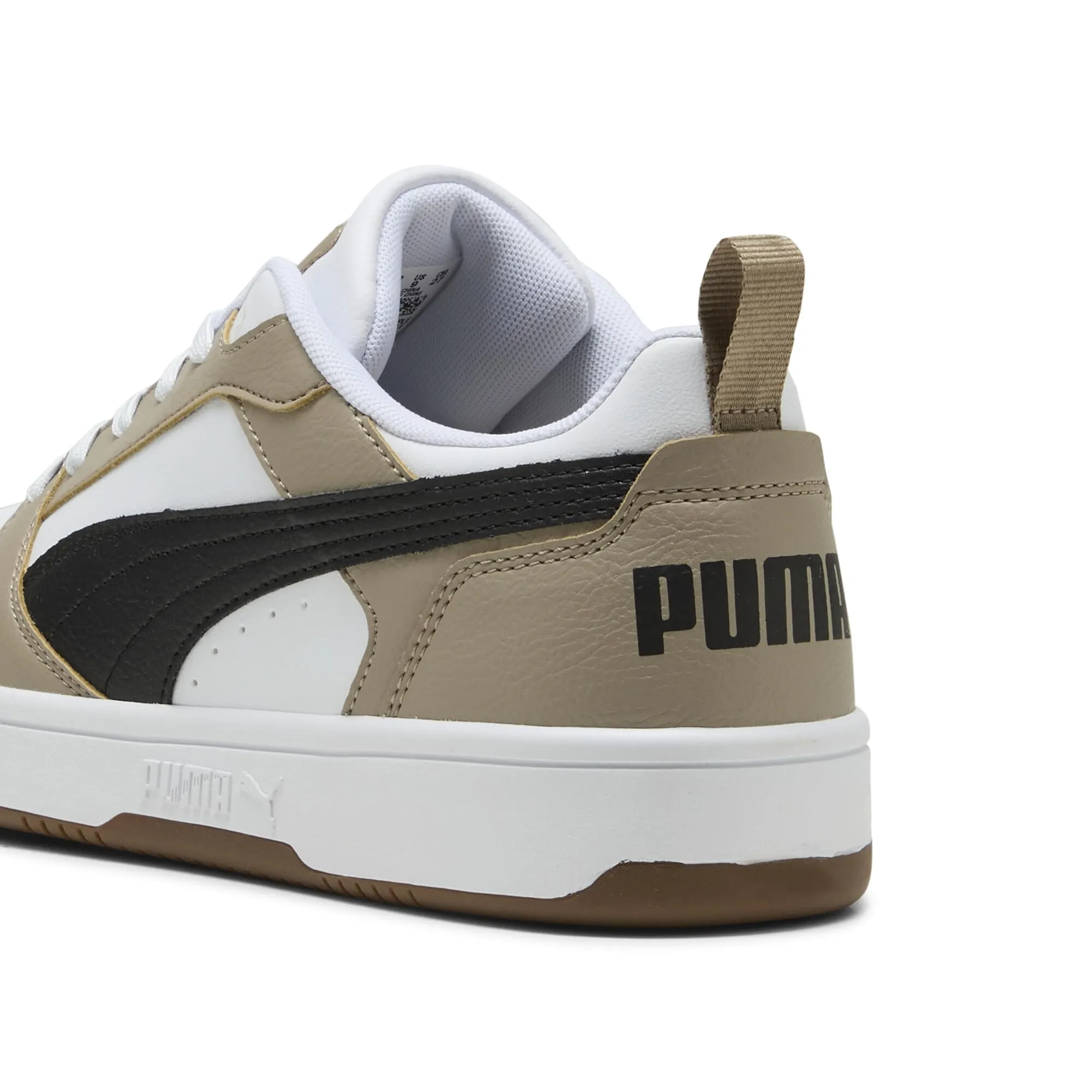 Puma Rebound V6 Low, Sneaker Unisex - Adulto, White Black Ice Coffee, 44.5 EU - immagine 2