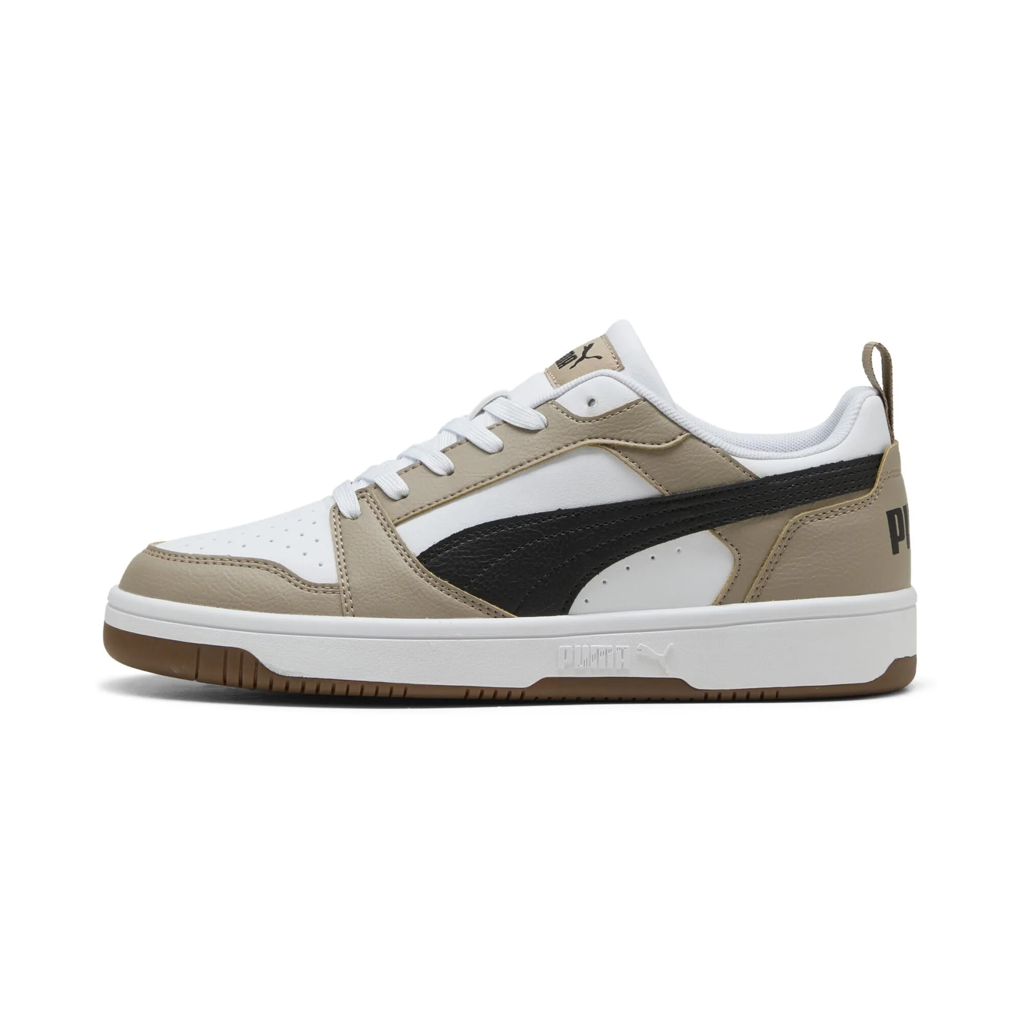 Puma Rebound V6 Low, Sneaker Unisex - Adulto, White Black Ice Coffee, 44.5 EU - immagine 3