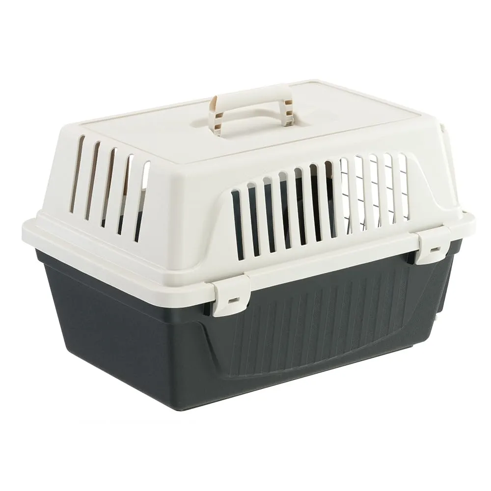 Ferplast Trasportino Rigido per Cani Piccola Taglia e Gatti ATLAS 10 EL, Porta in Acciaio Plasticato, Fessure per l'aerazione - immagine 6