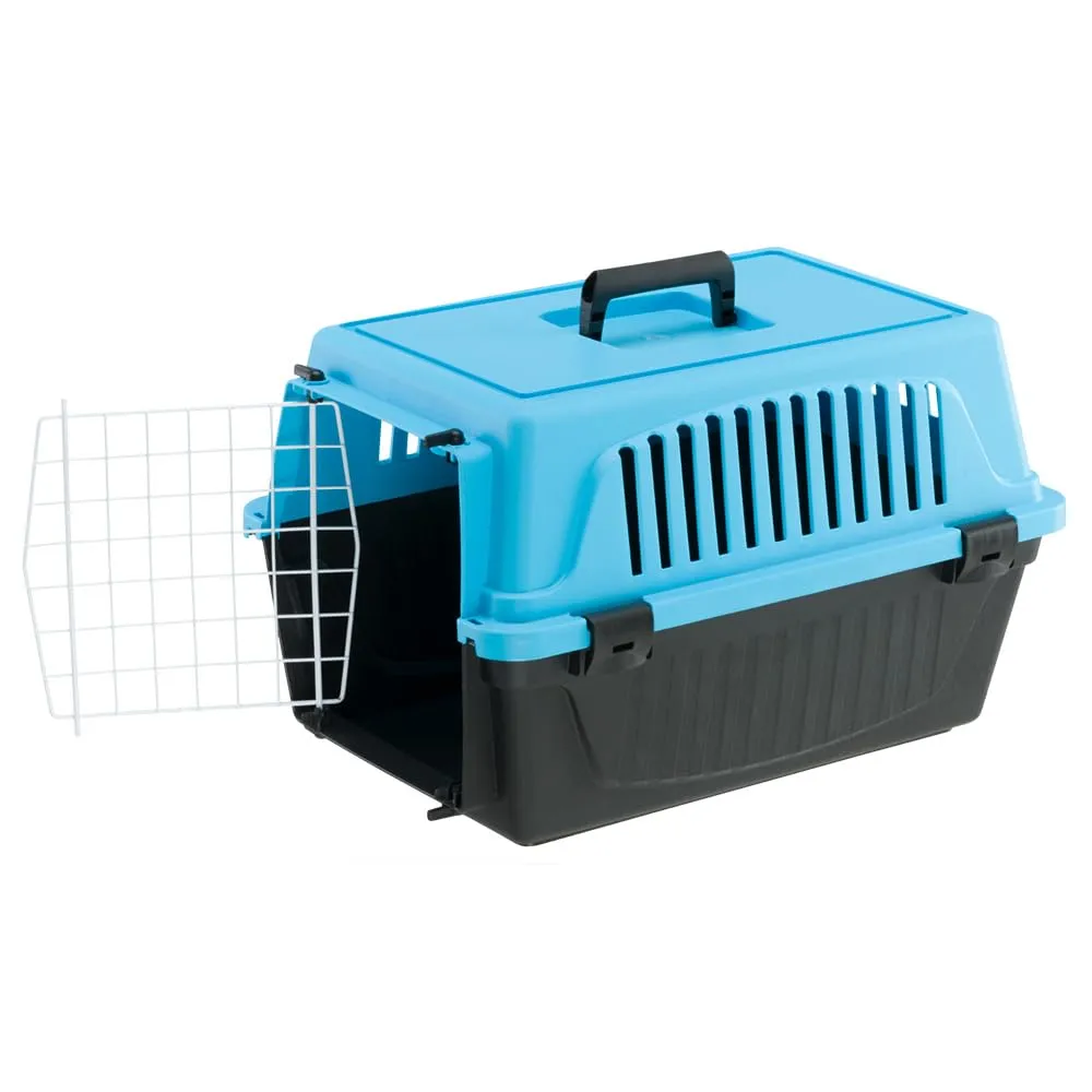 Ferplast Trasportino Rigido per Cani Piccola Taglia e Gatti ATLAS 10 EL, Porta in Acciaio Plasticato, Fessure per l'aerazione - immagine 4