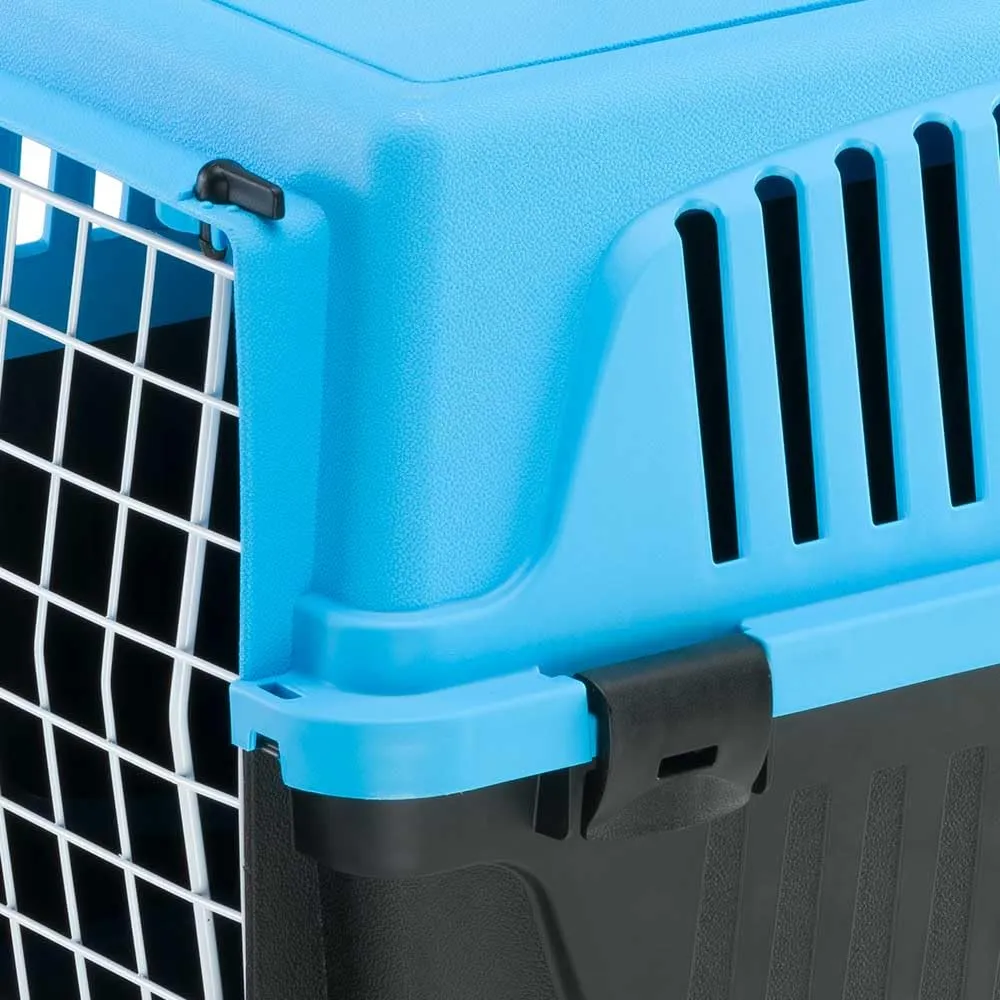 Ferplast Trasportino Rigido per Cani Piccola Taglia e Gatti ATLAS 10 EL, Porta in Acciaio Plasticato, Fessure per l'aerazione - immagine 5
