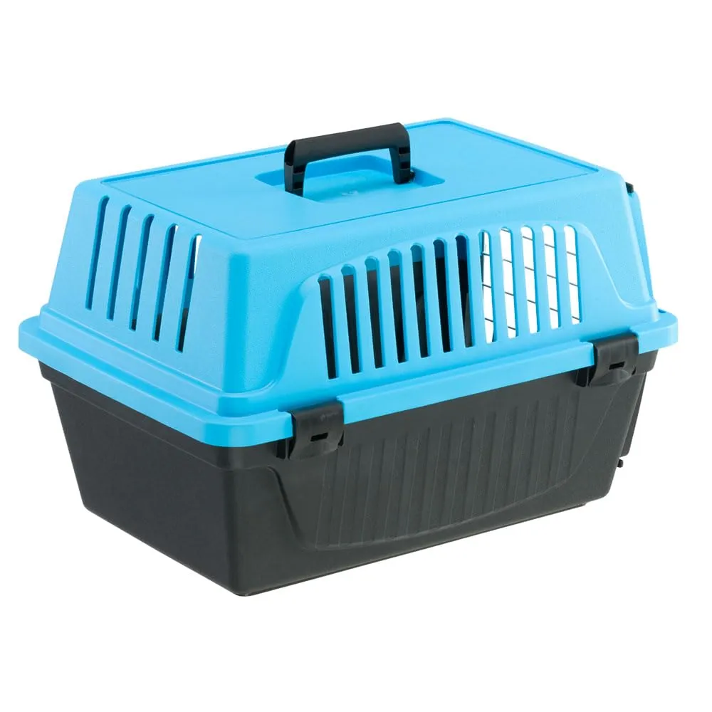 Ferplast Trasportino Rigido per Cani Piccola Taglia e Gatti ATLAS 10 EL, Porta in Acciaio Plasticato, Fessure per l'aerazione - immagine 6