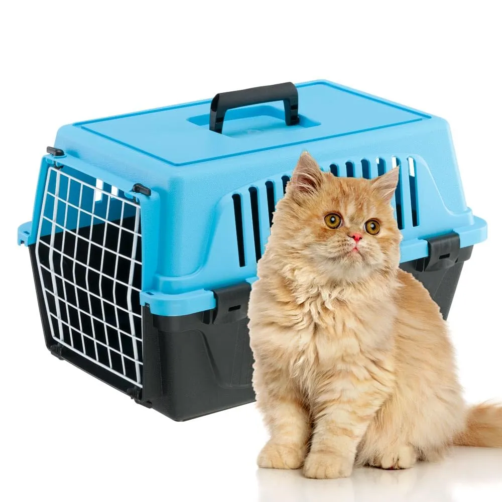Ferplast Trasportino Rigido per Cani Piccola Taglia e Gatti ATLAS 10 EL, Porta in Acciaio Plasticato, Fessure per l'aerazione - immagine 7