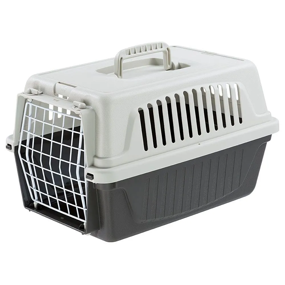 Ferplast Trasportino per Gatti e Cani Taglia Piccola fino a 3 Kg, ATLAS 5 in Plastica, Porta in Ferro Plastificato, Fessure di Aerazione, 28 x 41,5 x h 24,5 cm - immagine 1