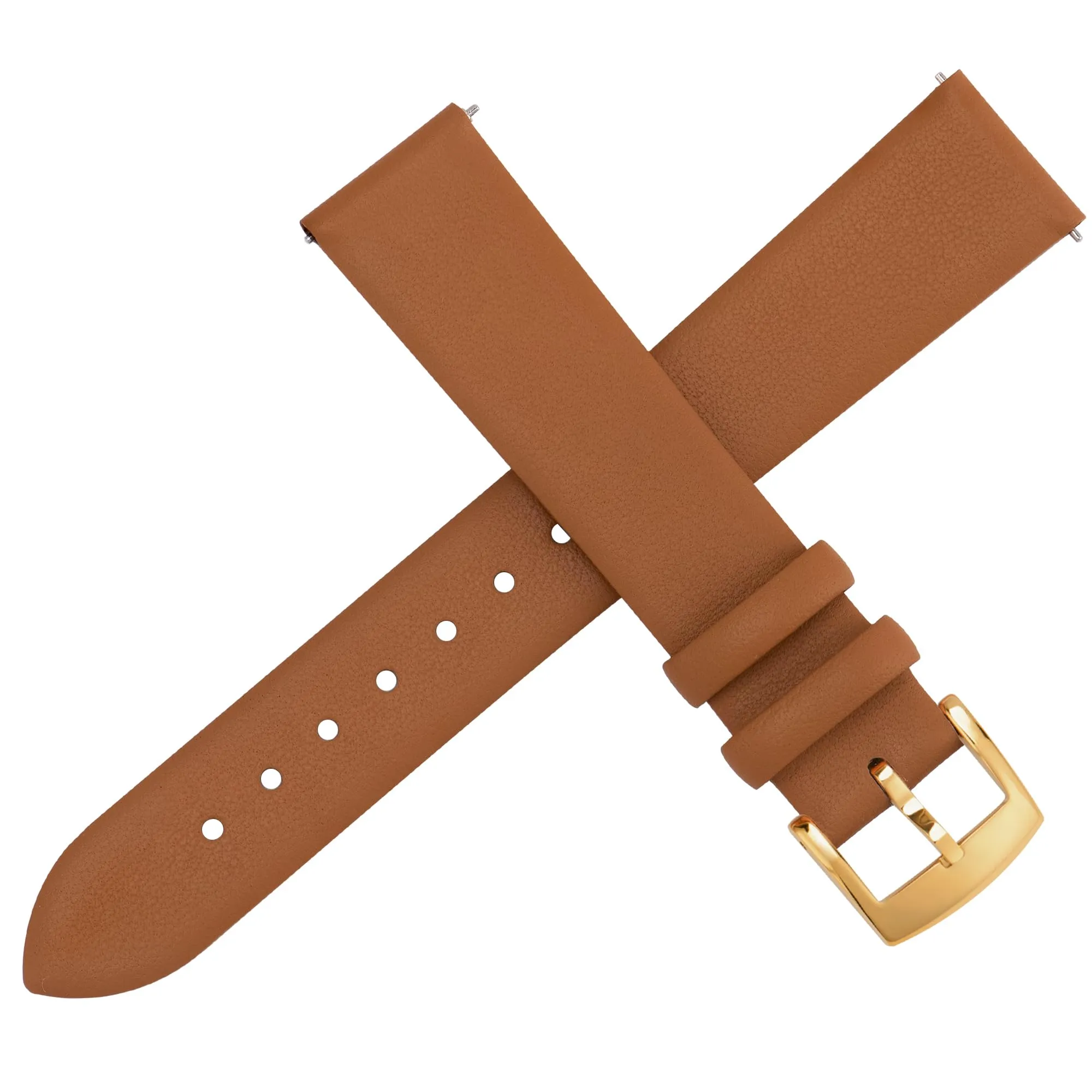 OTTOODY Cinturini Orologio in Pelle a Sgancio Rapido 22mm 20mm 18mm 16mm 14mm 12mm, Eleganti & Ultra Morbido Cinturini per Orologi in Pelle Vitello Cinturino per Donne Uomini, Orologio e Smartwatch - immagine 2