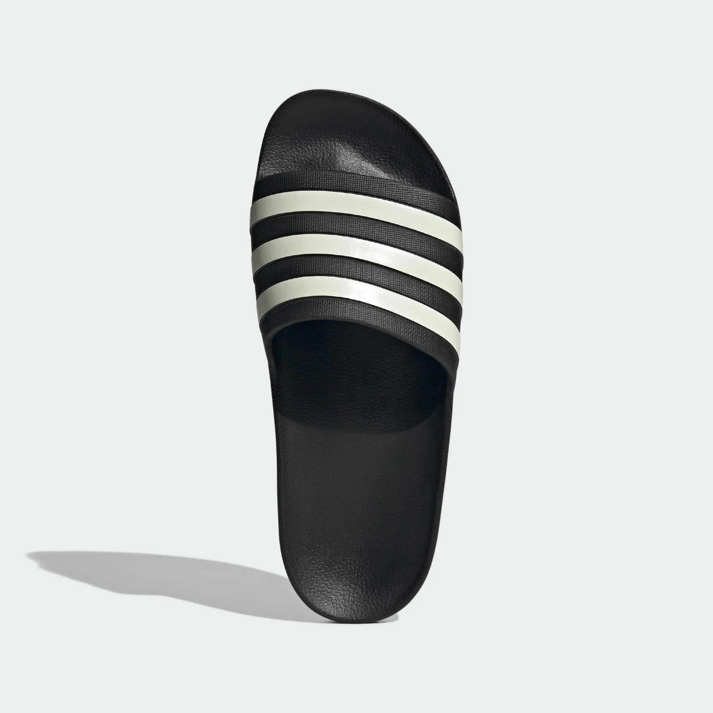 adidas Unisex Adilette Aqua Slides Core Black/Ivory/Core Black 11 UK 46 EU - immagine 4