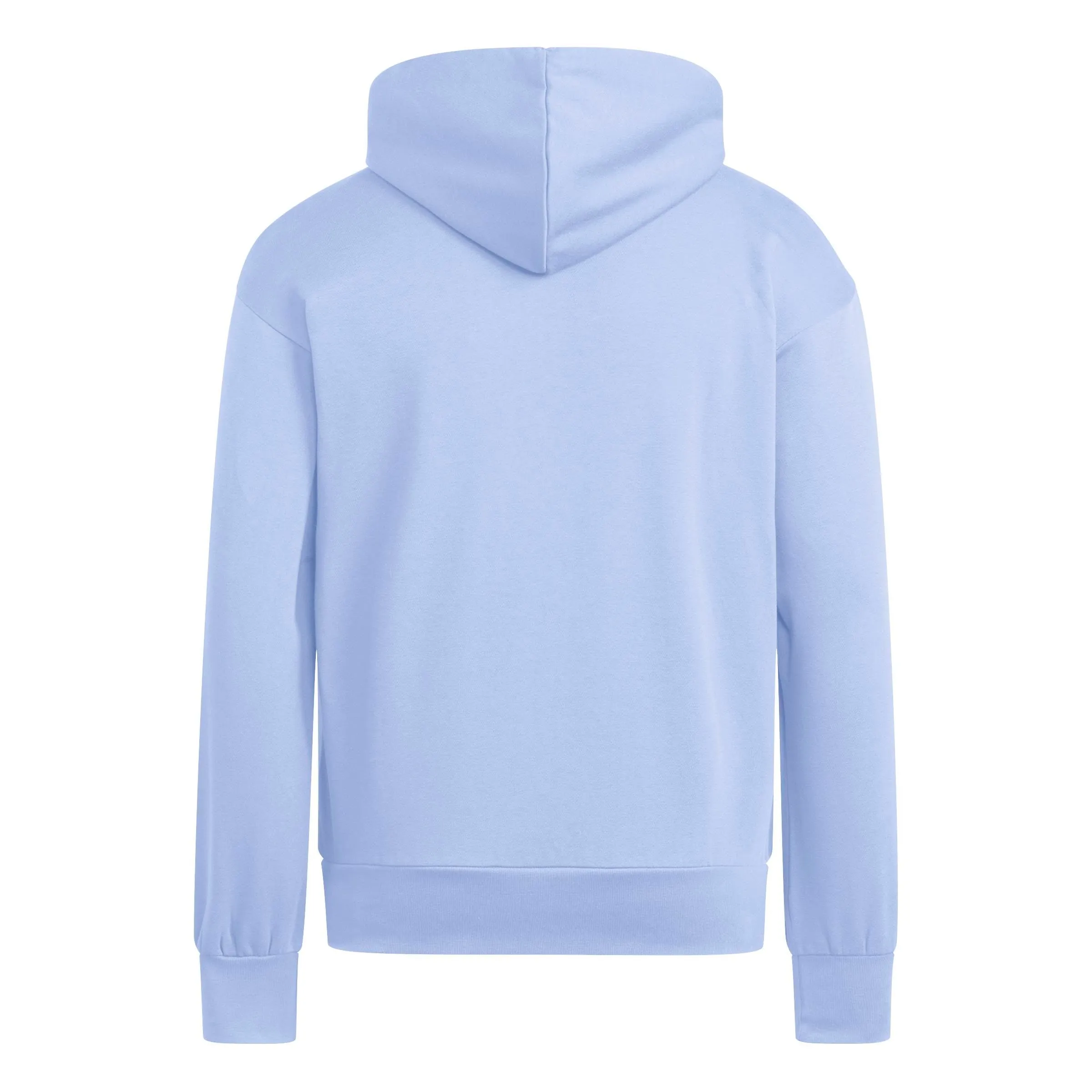 adidas Uomo Essentials Feelcozy Fleece Hoodie Sweatshirt, Glow Blue/Black, M - immagine 4
