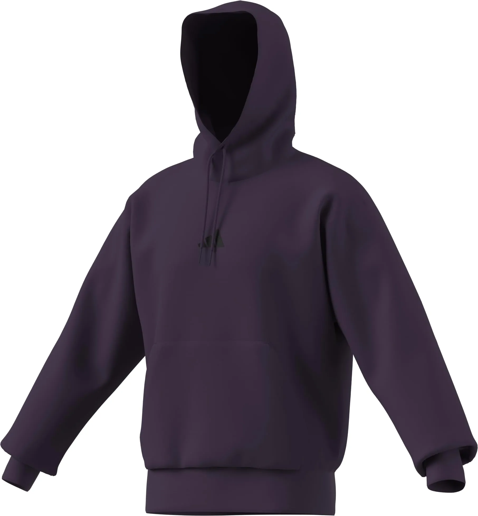 Adidas Uomo Essentials FEELCOZY Fleece Hoodie, Aurora Plum/Black, L - immagine 3