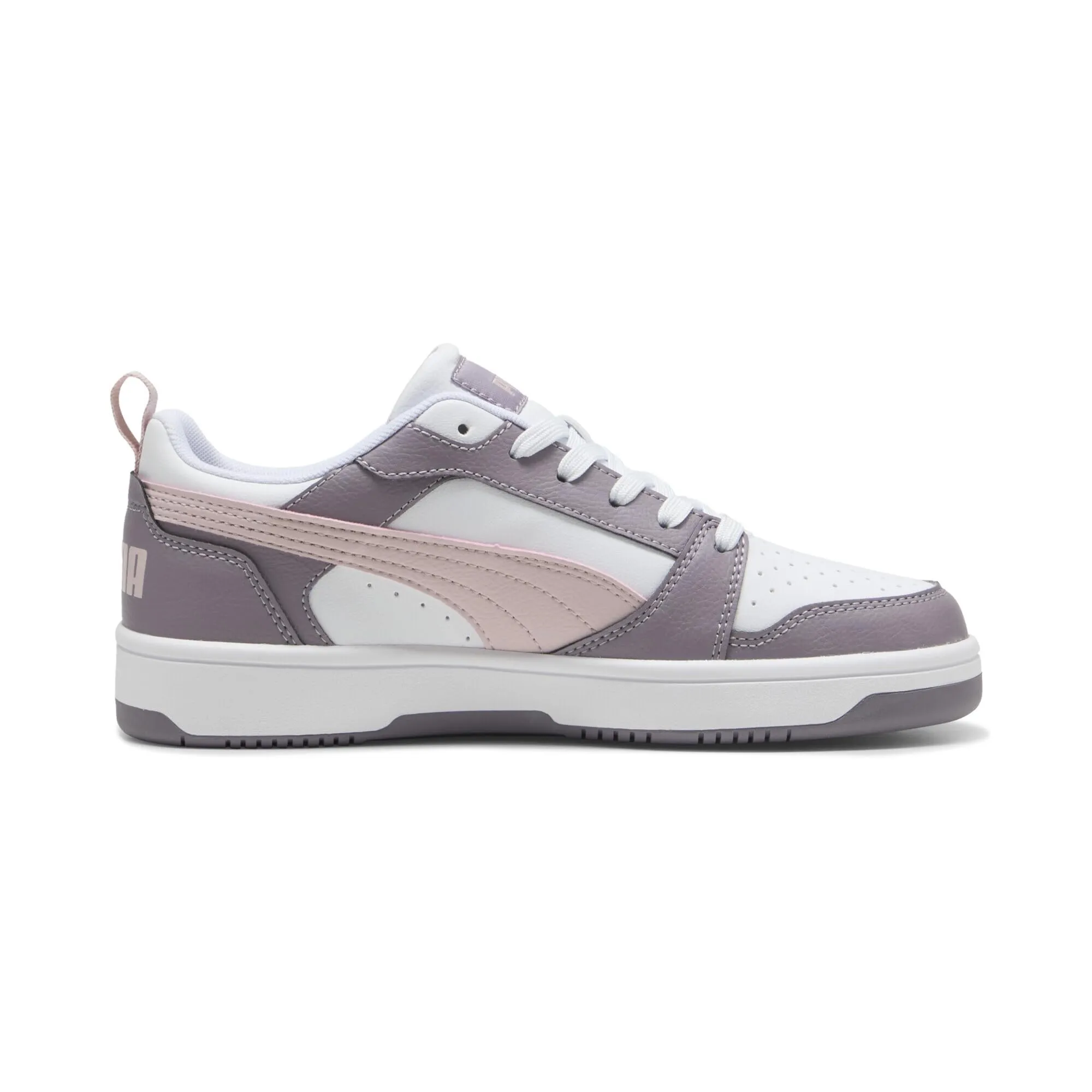 Puma Rebound V6 Low, Sneaker Unisex - Adulto, White Mauve Mist Plum Jam, 38 EU - immagine 5