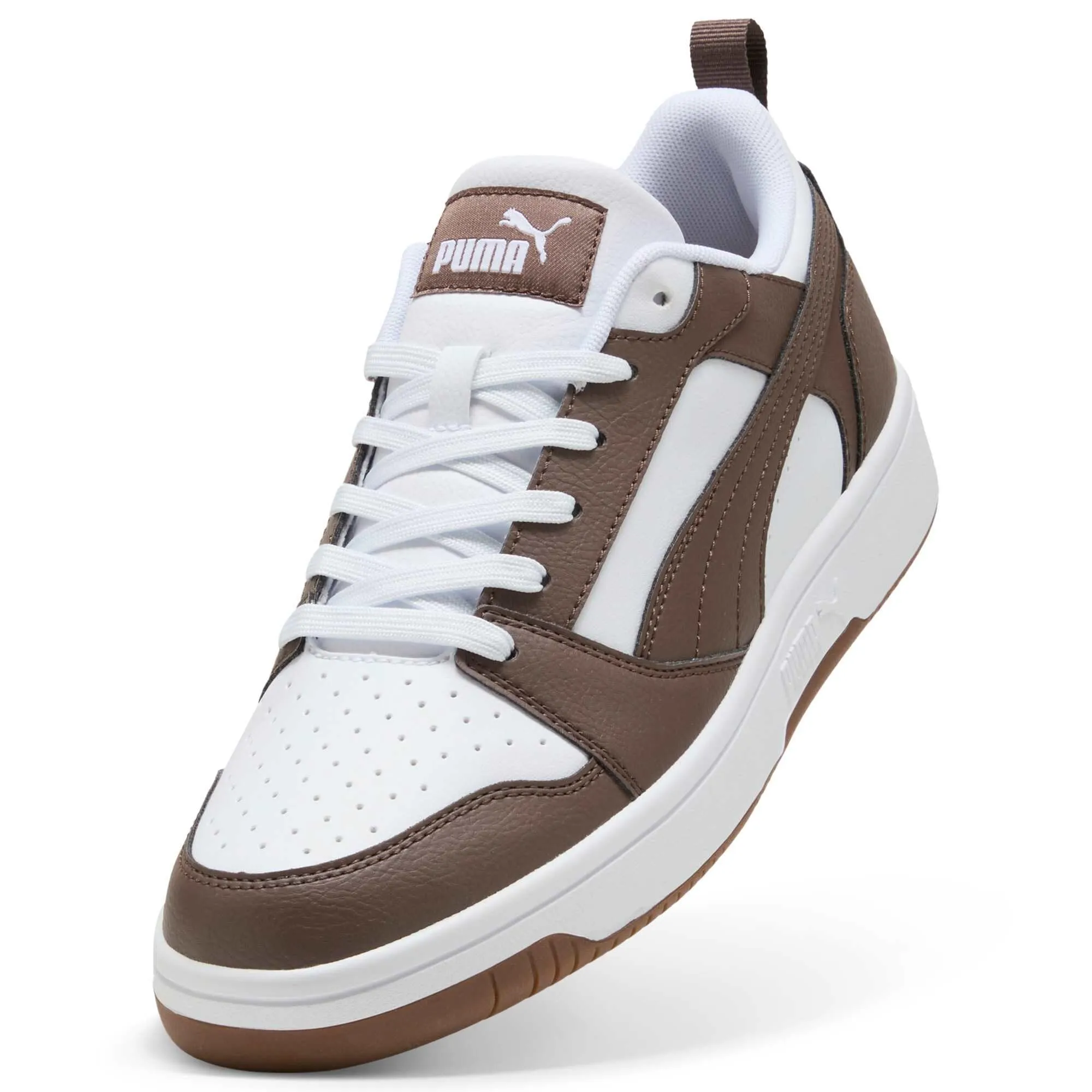 Puma Rebound V6 Low, Sneaker Unisex - Adulto, White Flat Bronze Gum, 36 EU - immagine 5