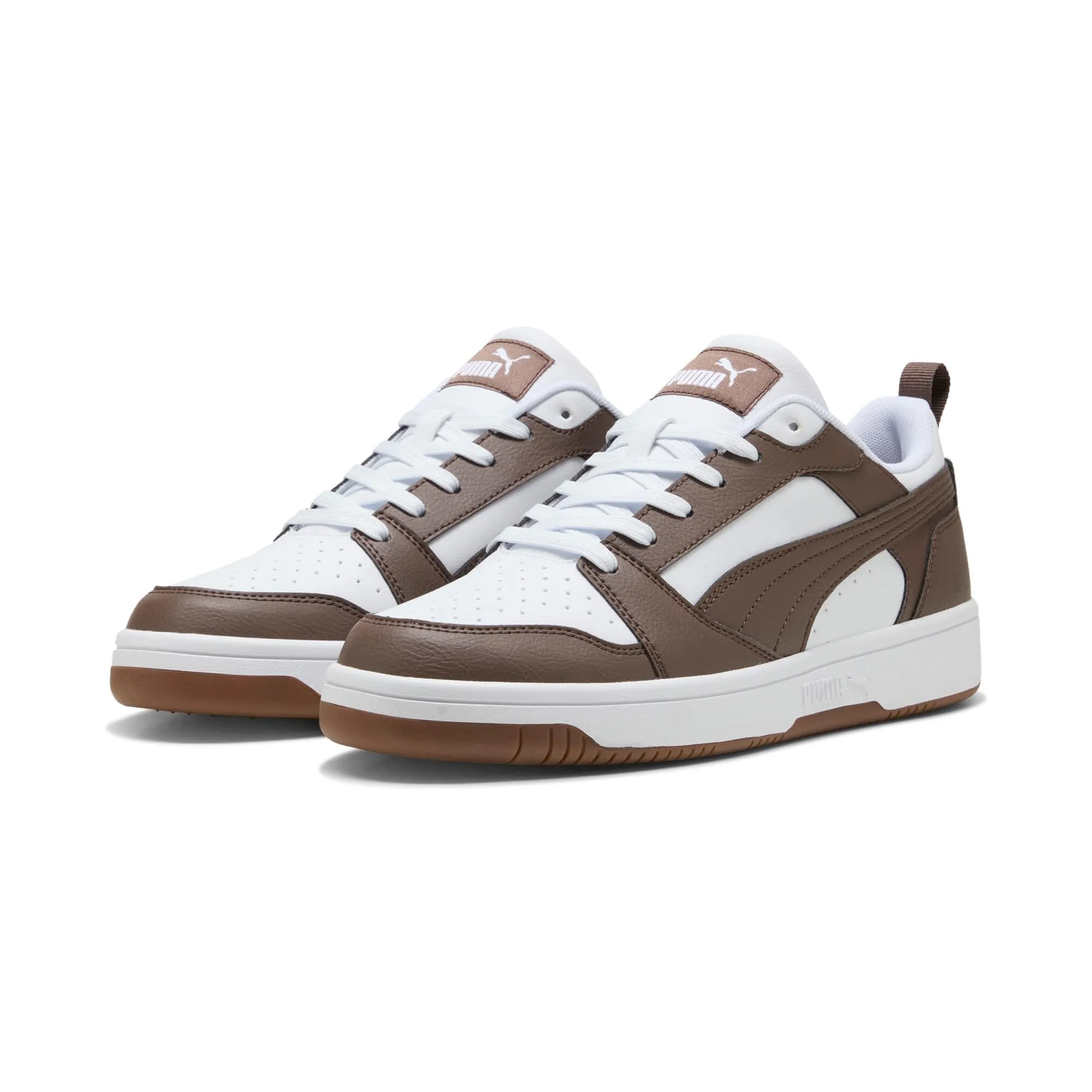 Puma Rebound V6 Low, Sneaker Unisex - Adulto, White Flat Bronze Gum, 36 EU - immagine 6