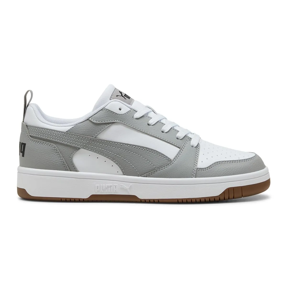 Puma Rebound V6 Low, Sneaker Unisex - Adulto, White Gray Echo Black, 37 EU - immagine 1