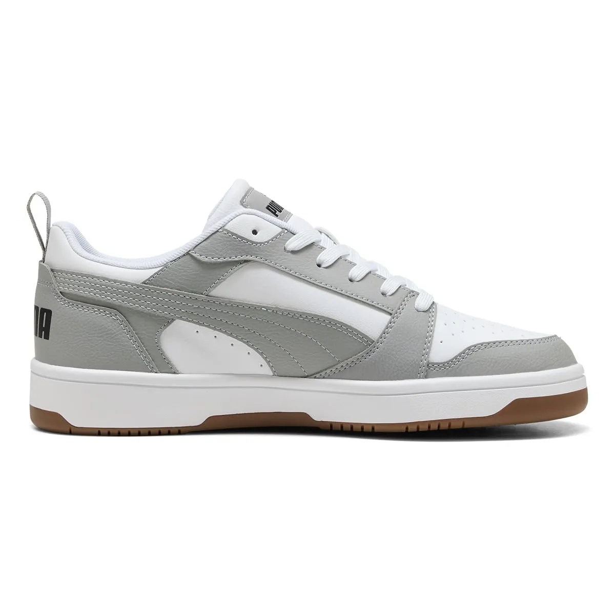 Puma Rebound V6 Low, Sneaker Unisex - Adulto, White Gray Echo Black, 36 EU - immagine 6
