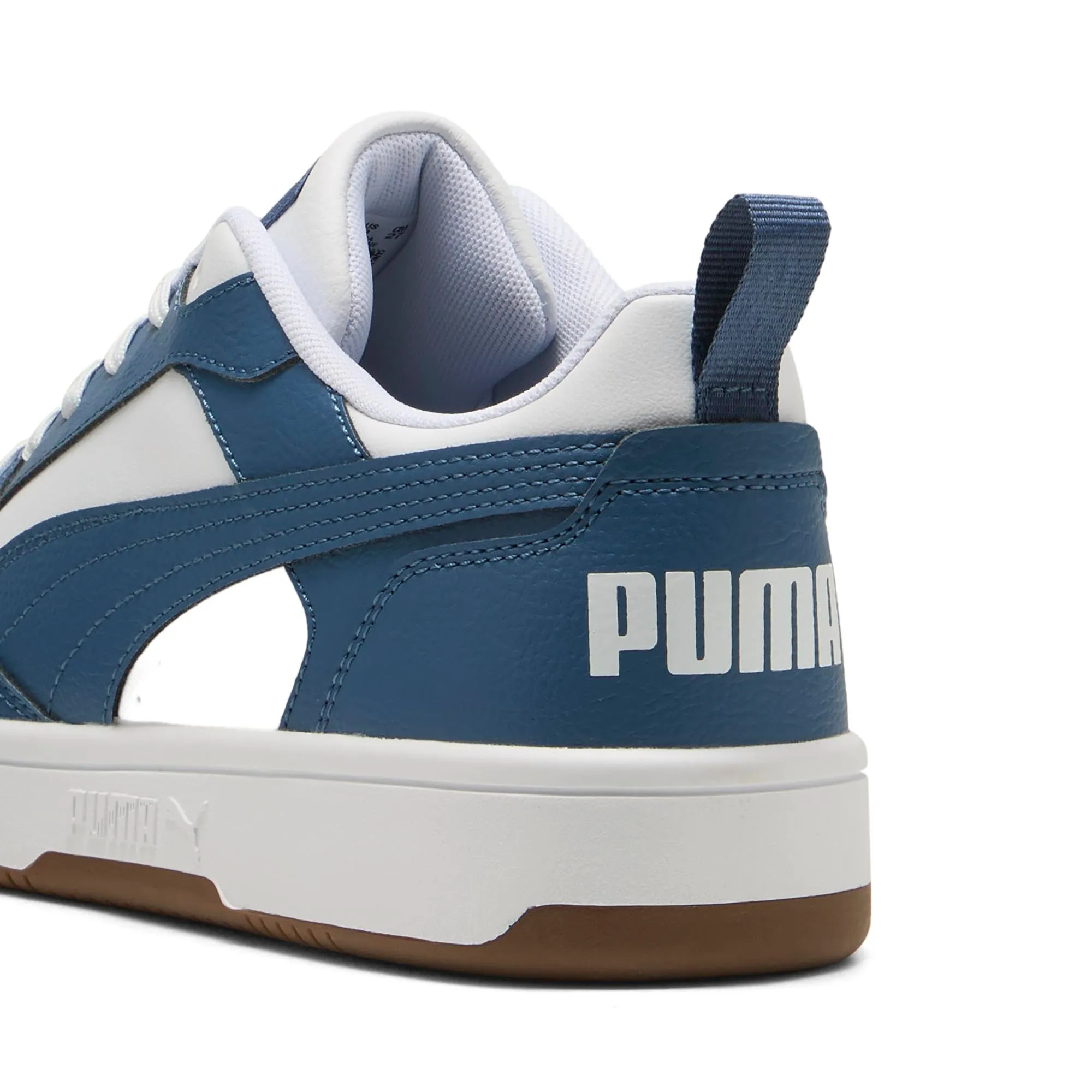 Puma Rebound V6 Low, Sneaker Unisex - Adulto, White Dark Indigo Gum, 37 EU - immagine 2