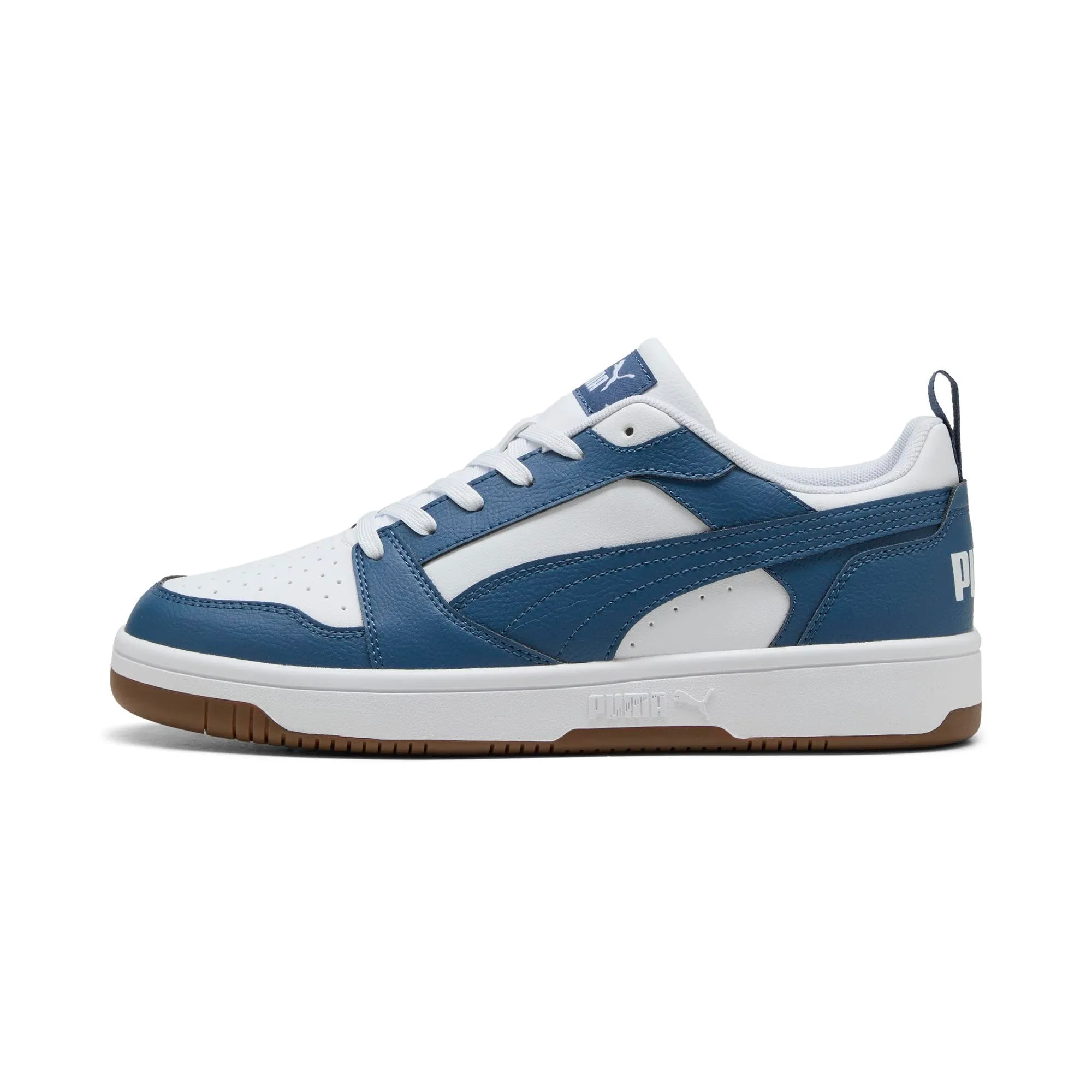 Puma Rebound V6 Low, Sneaker Unisex - Adulto, White Dark Indigo Gum, 37 EU - immagine 3