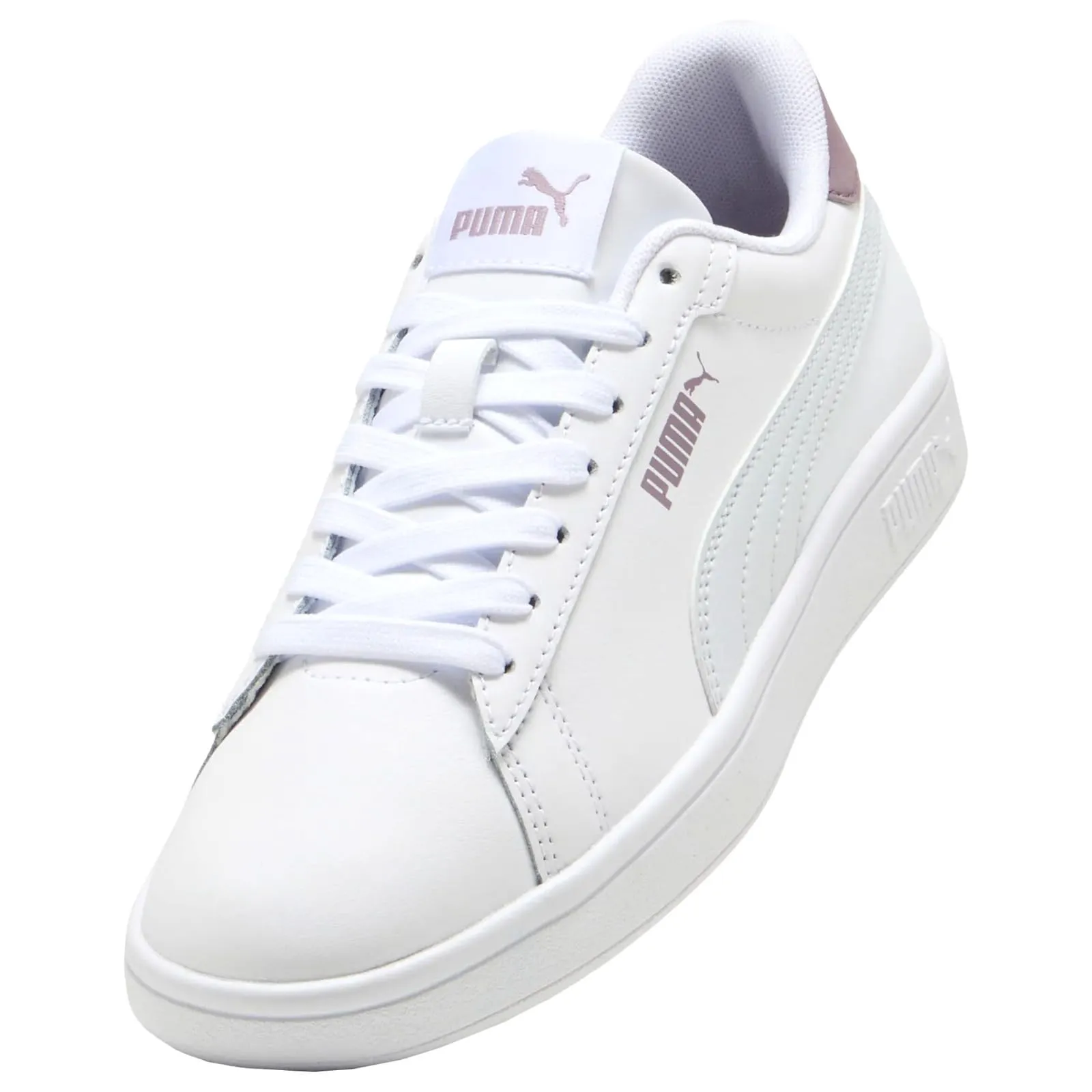 Puma Smash 3.0 L, Sneaker Uomo, Puma Confettura Bianca Silver Mist Plum, 38.5 EU - immagine 4