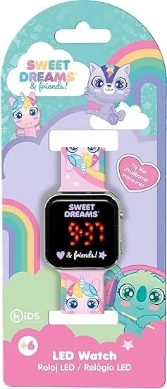 Kids Licensing Orologio digitale per bambini unisex automatico con cinturino in plastica KL11621, Sweet Dreams - immagine 4