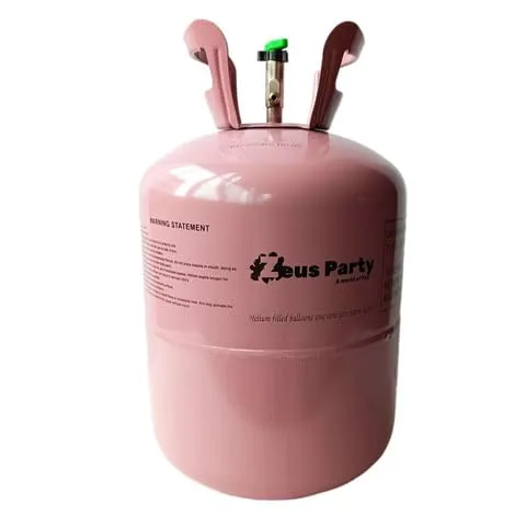 Zeus Party Elio per palloncini - Kit Bombola gas elio per il gonfiaggio di 50 palloncini NON INCLUSI per feste e party di ogni genere - circa 0,40 metri cubi di elio PURO - immagine 3