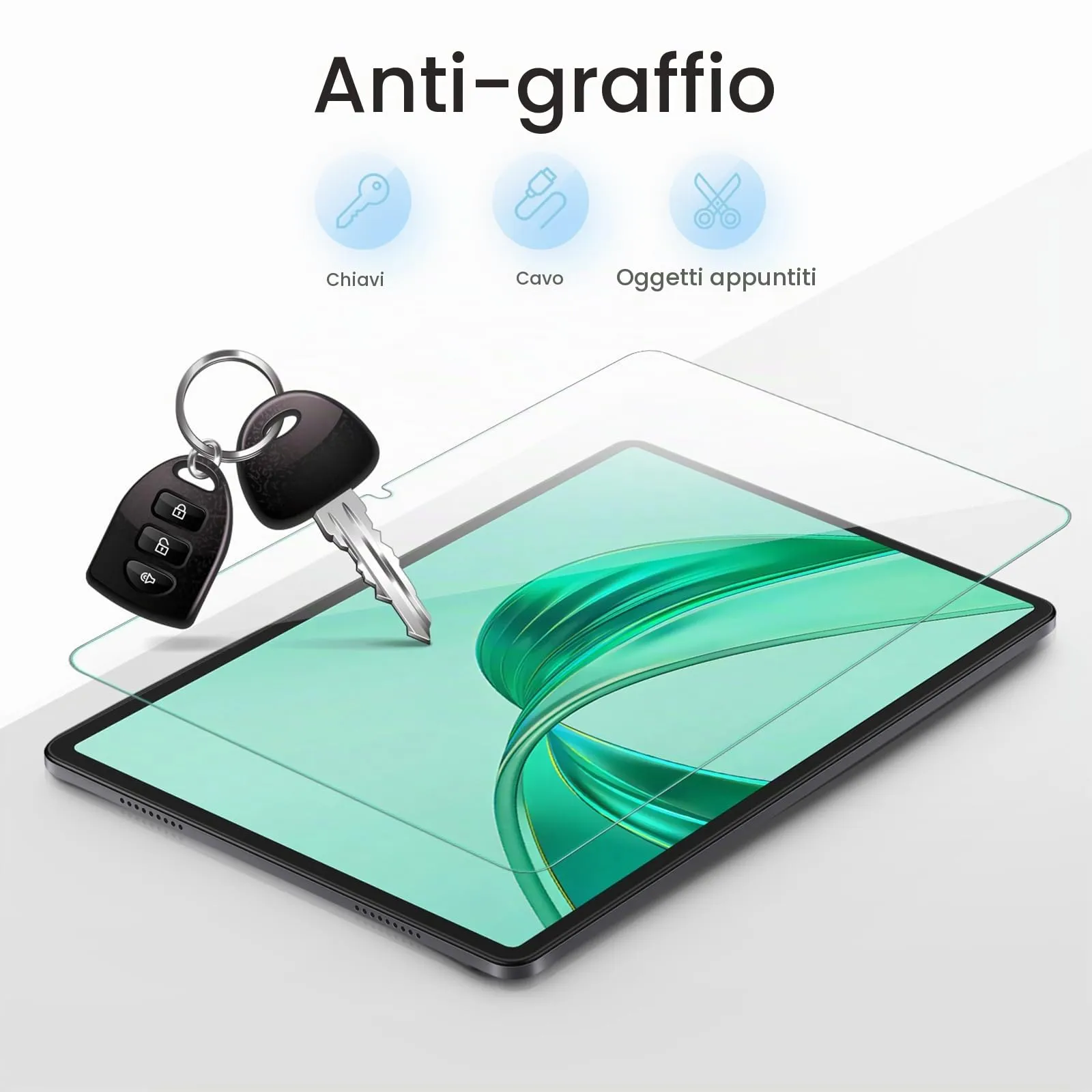 Gerutek 2 Pezzi Pellicola Protettiva per Honor Pad X8a/X8b 11'' (2024/2026) - immagine 4