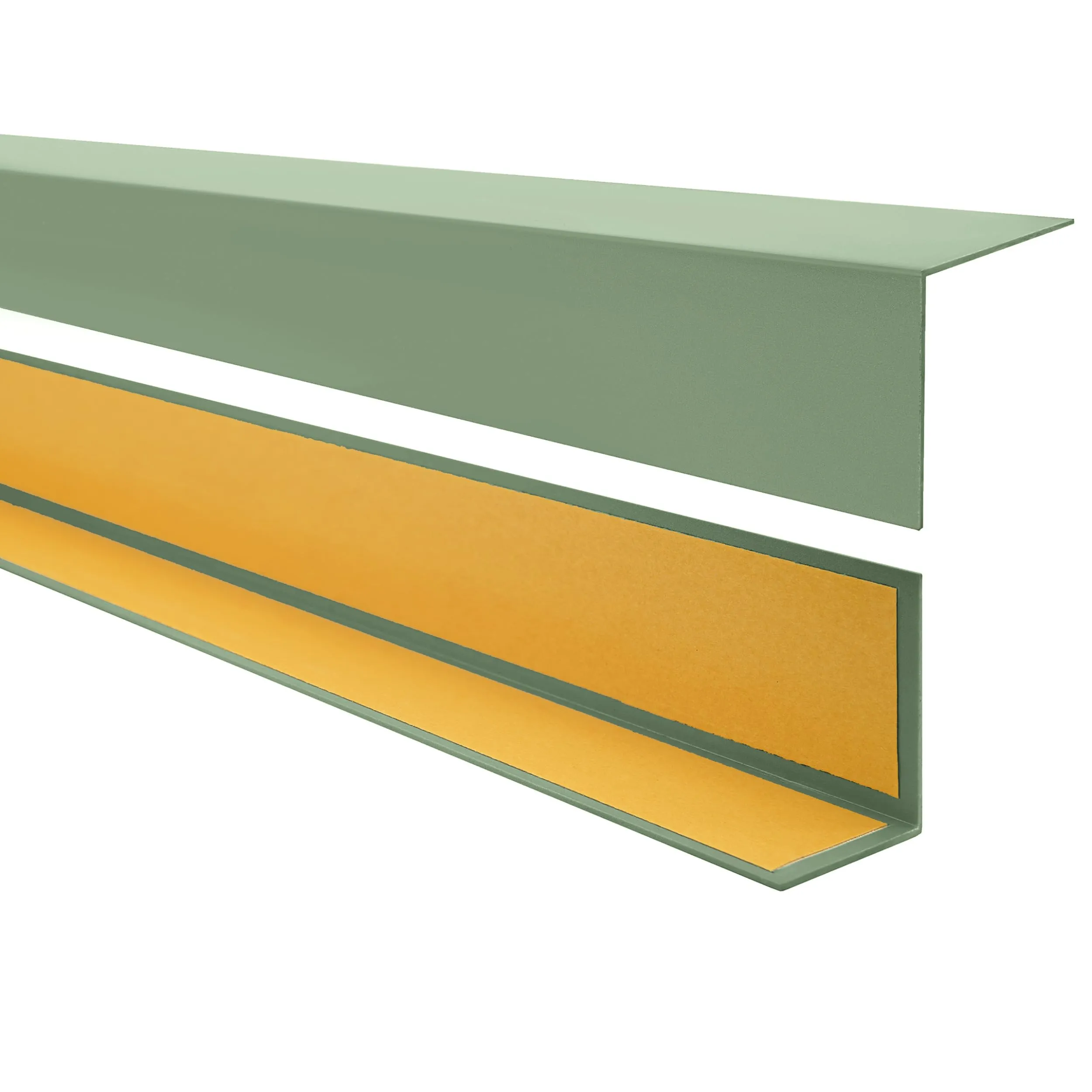 Quest Profilo Angolare PVC 20x20 mm Autoadesivo - Verde chiaro, 200 cm - immagine 1