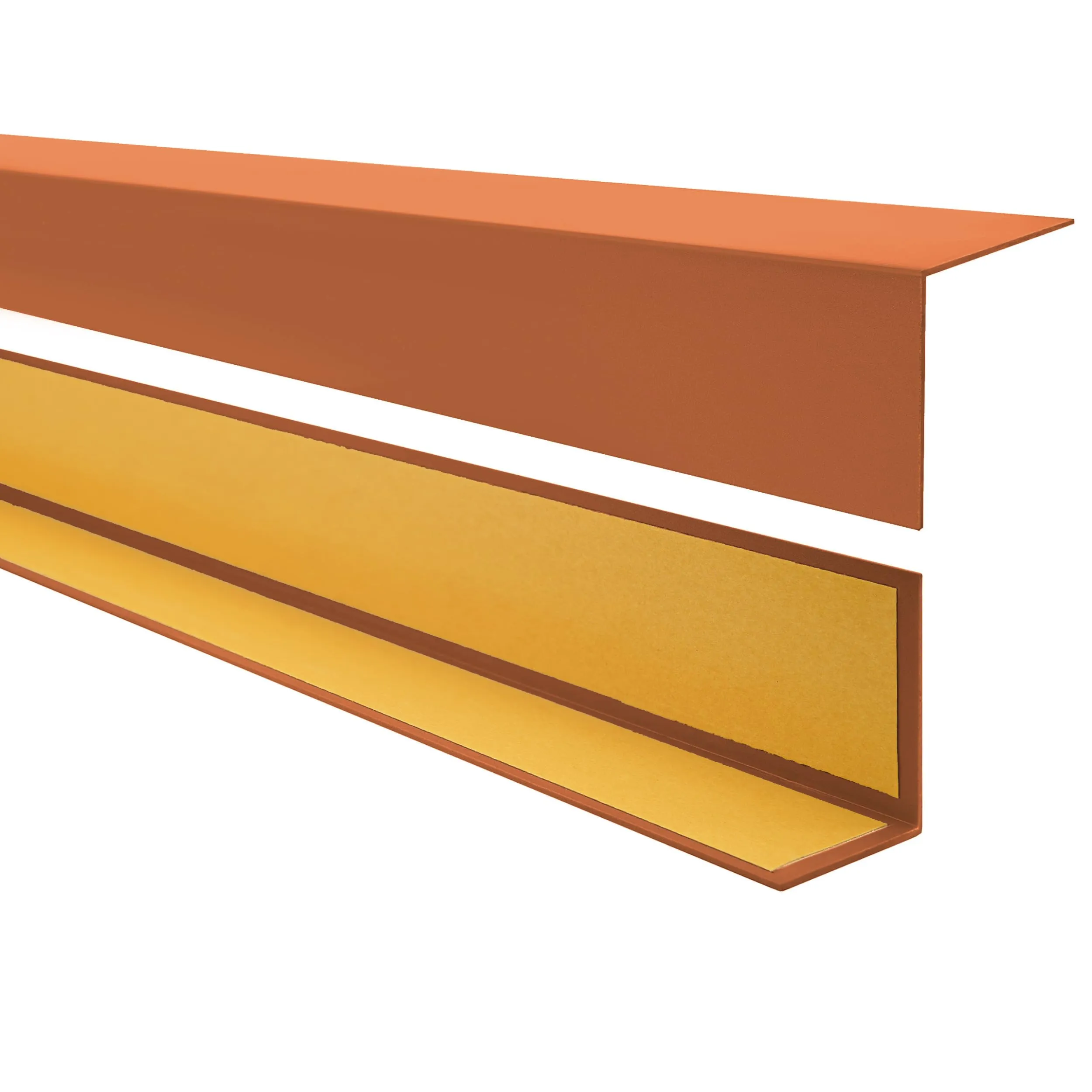 Quest Profilo Angolare PVC 15x15 mm Autoadesivo - Ziegelrot, 200 cm - immagine 1