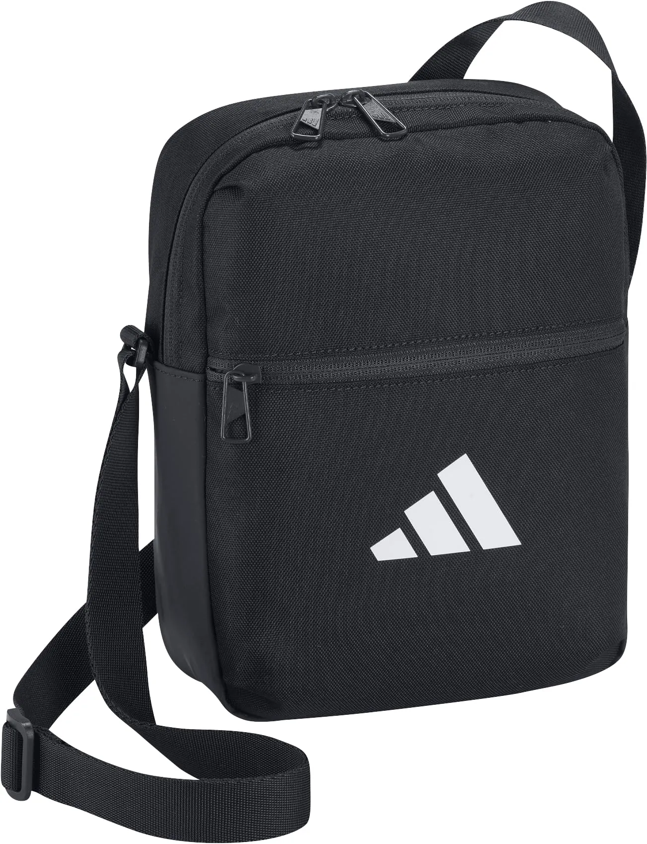 adidas Unisex - Adulto Essentials Organizer Waist Pack, Black/White, One size - immagine 8