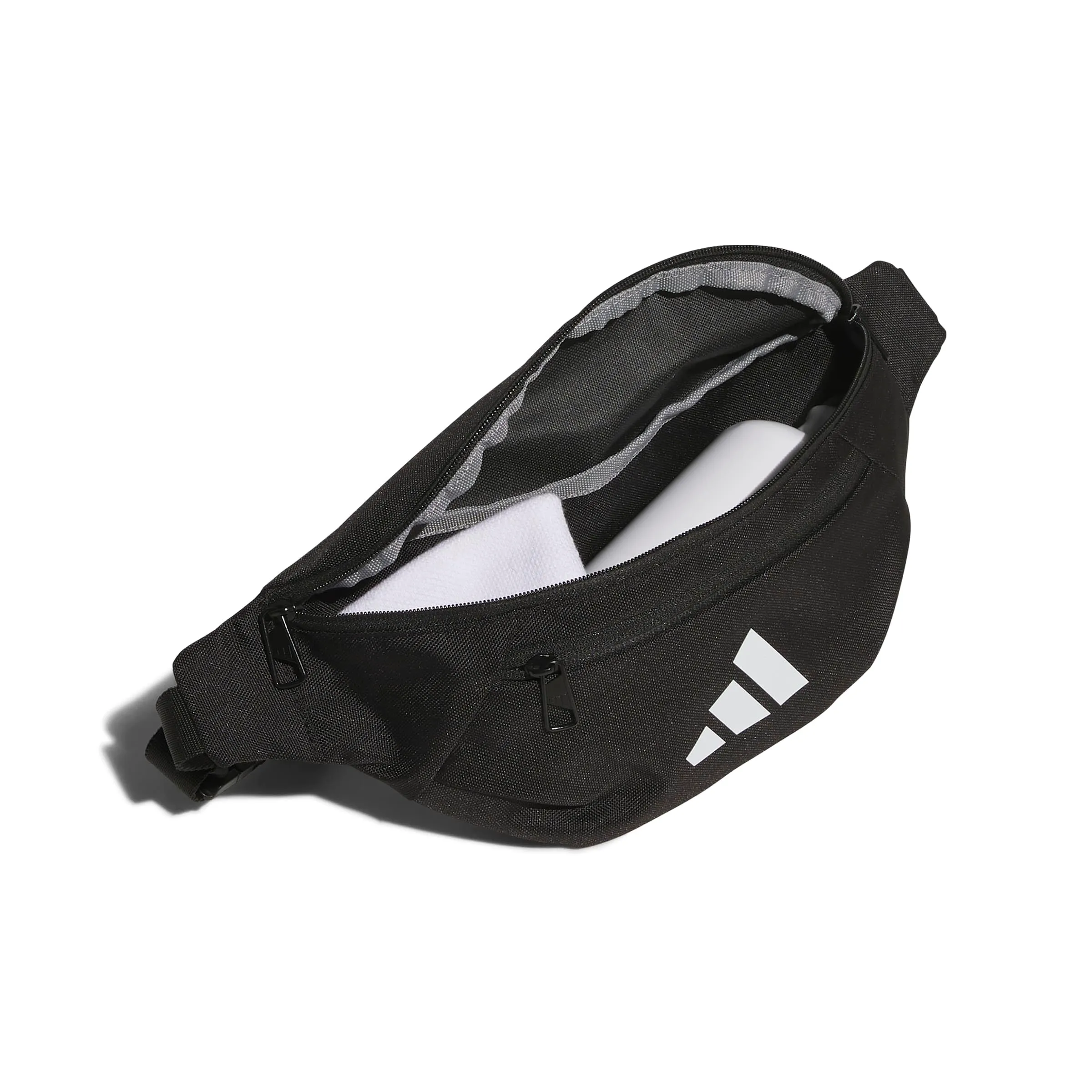 adidas Unisex - Adulto Essentials Waist Bag Waist Pack, black/white, One size - immagine 4