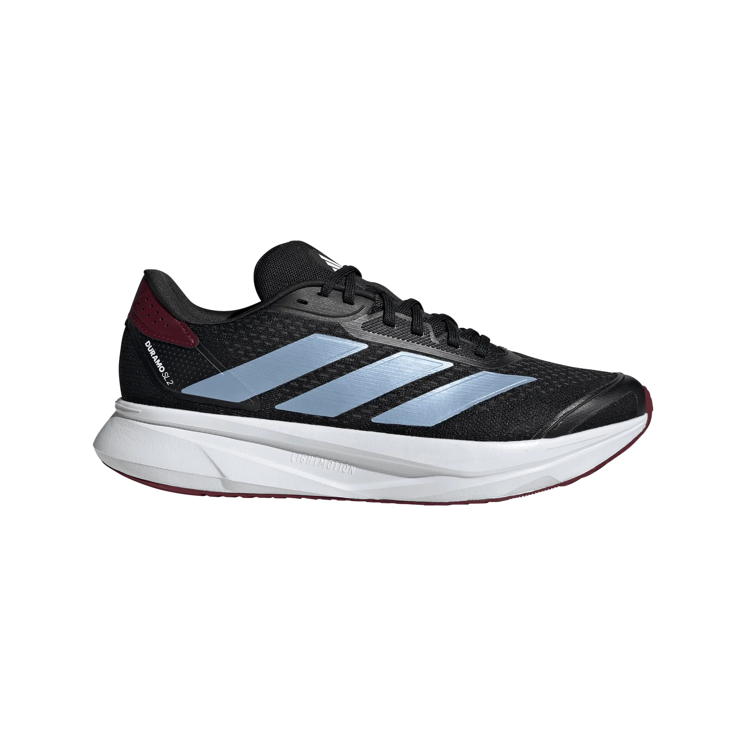 adidas Duramo SL 2 - Scarpe da corsa da uomo, nero, blu, rosso ombra, 36 EU - immagine 2