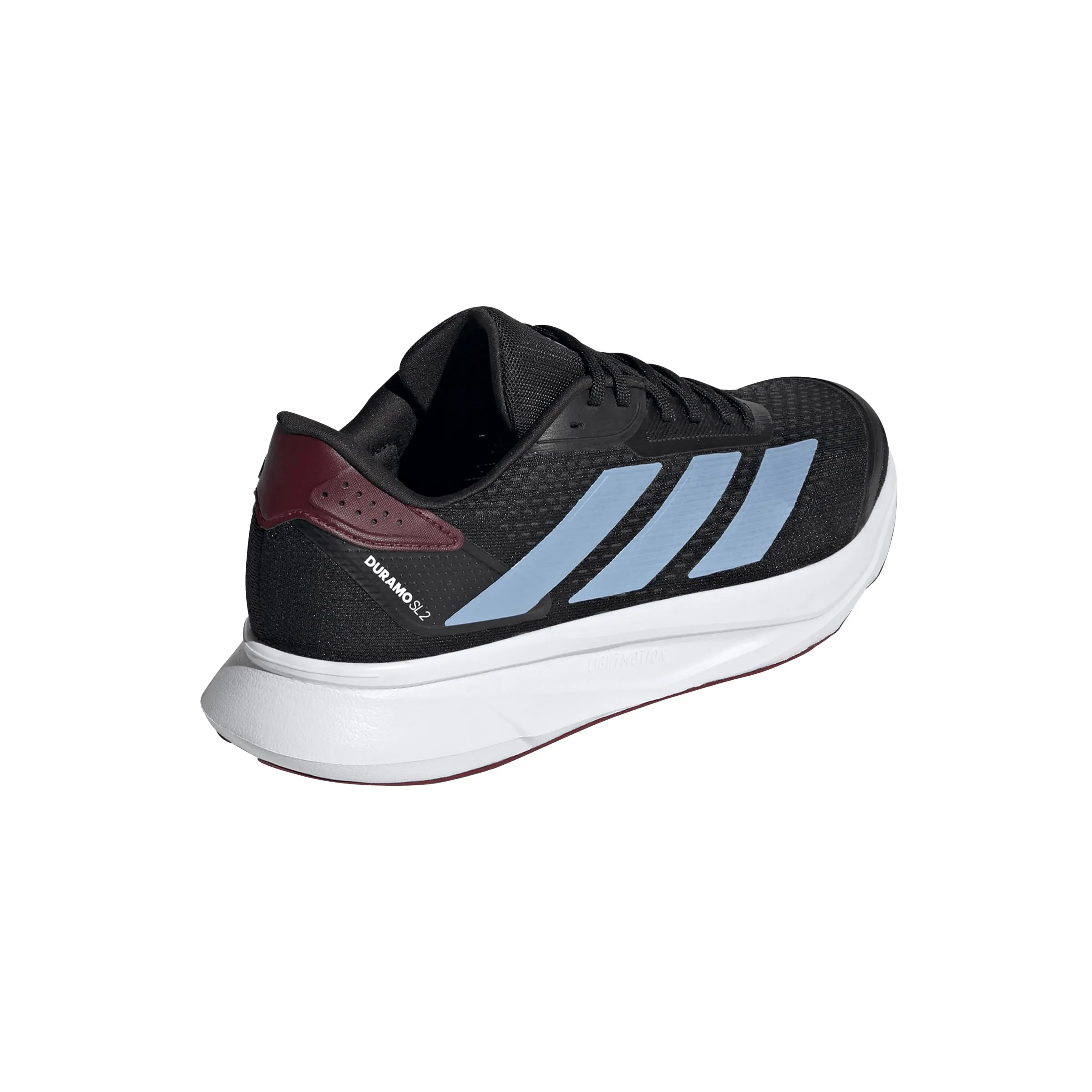 adidas Duramo SL 2 - Scarpe da corsa da uomo, nero, blu, rosso ombra, 36 EU - immagine 6