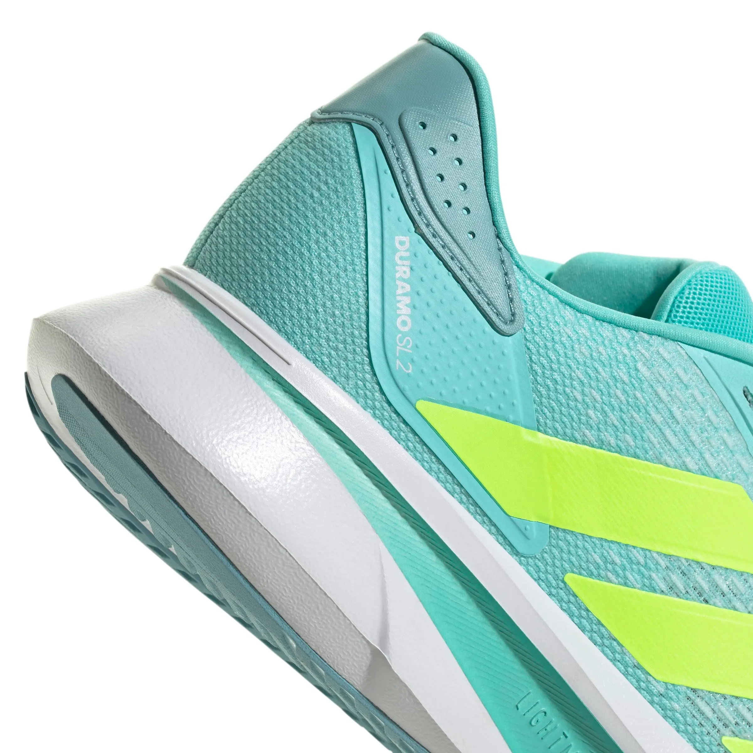 adidas Scarpe da corsa da uomo Duramo Sl 2, Multicolore Flash Aqua Limón Lucio Tonlada Menta, 47 1/3 EU - immagine 9