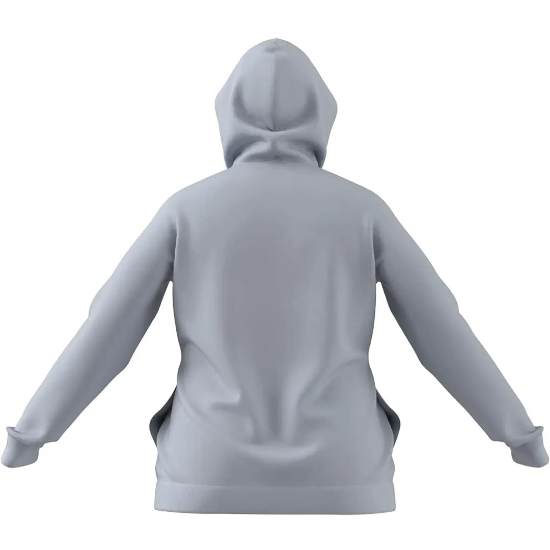 adidas Women's Plus Size Essentials Logo Fleece Hoodie, Halo Blue/White, 3X - immagine 4