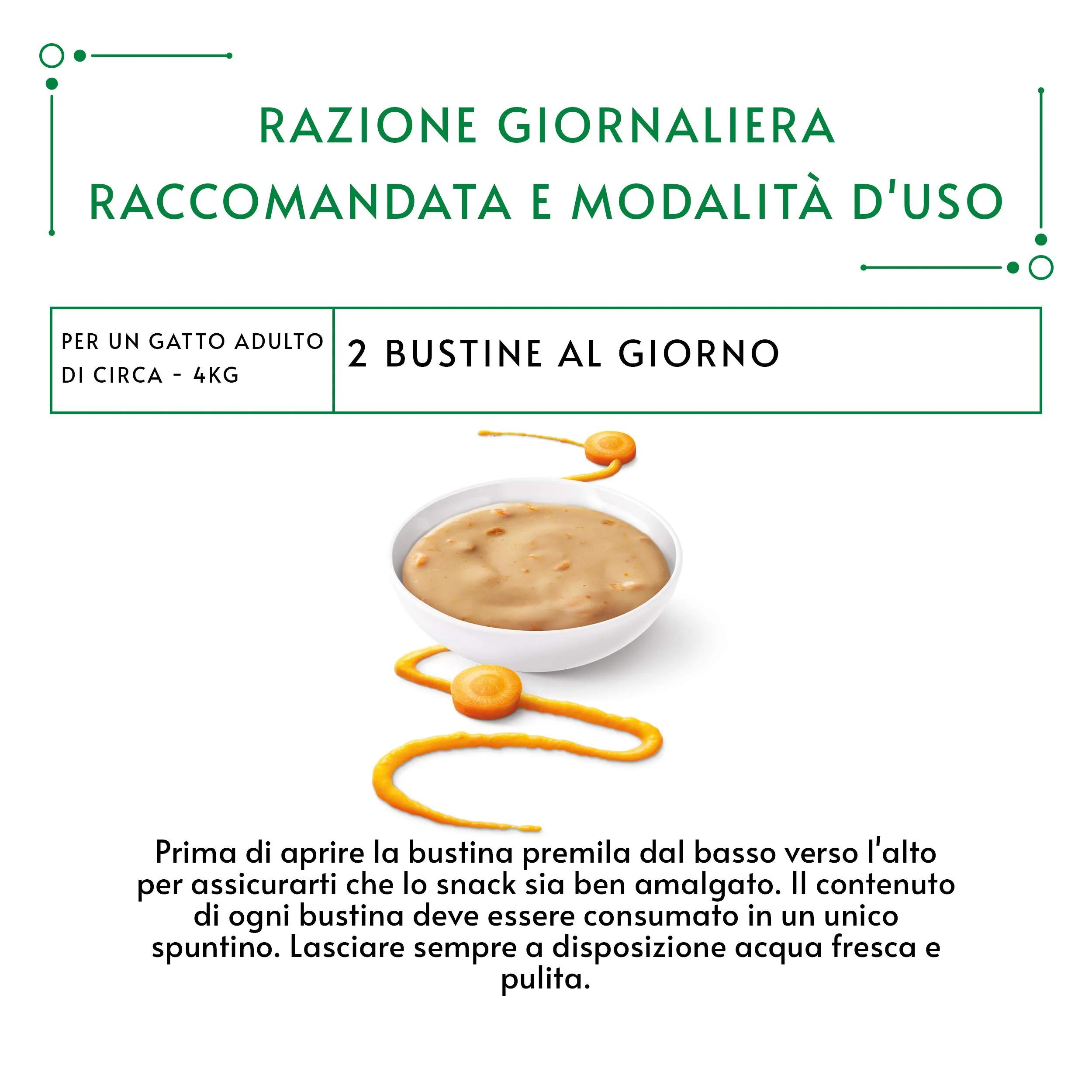 GOURMET Nature's Creations Snack per Gatti Adulti con Salmone e Carota 55 Buste da 10g - immagine 4