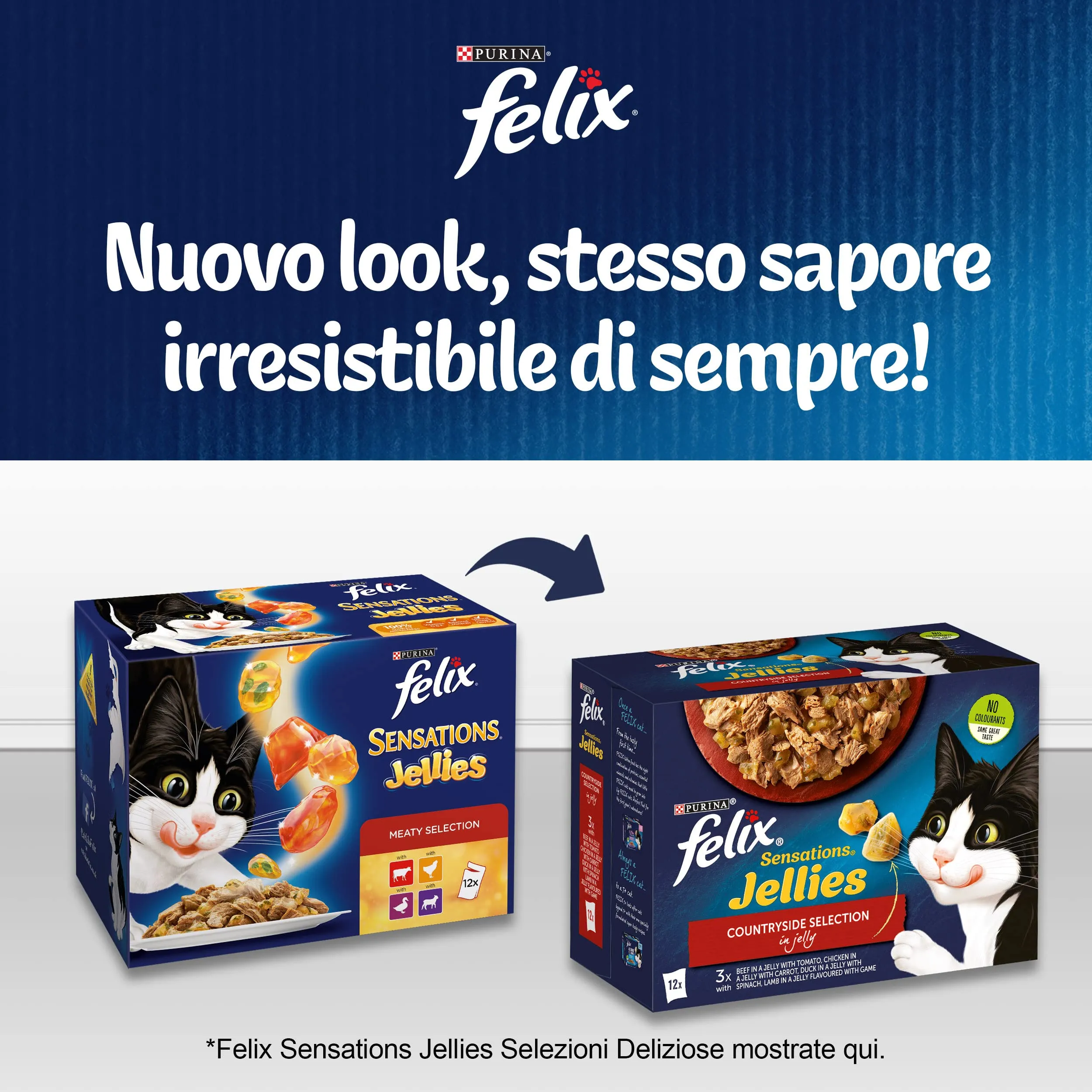 FELIX Sensations Extras, Cibo Umido per Gatti, 48 Buste da 85g - immagine 9