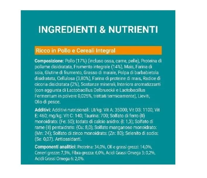 Purina One Bifensis Crocchette Gatti Speciale Pelle e Pelo Pollo e Cereali 800g - immagine 2