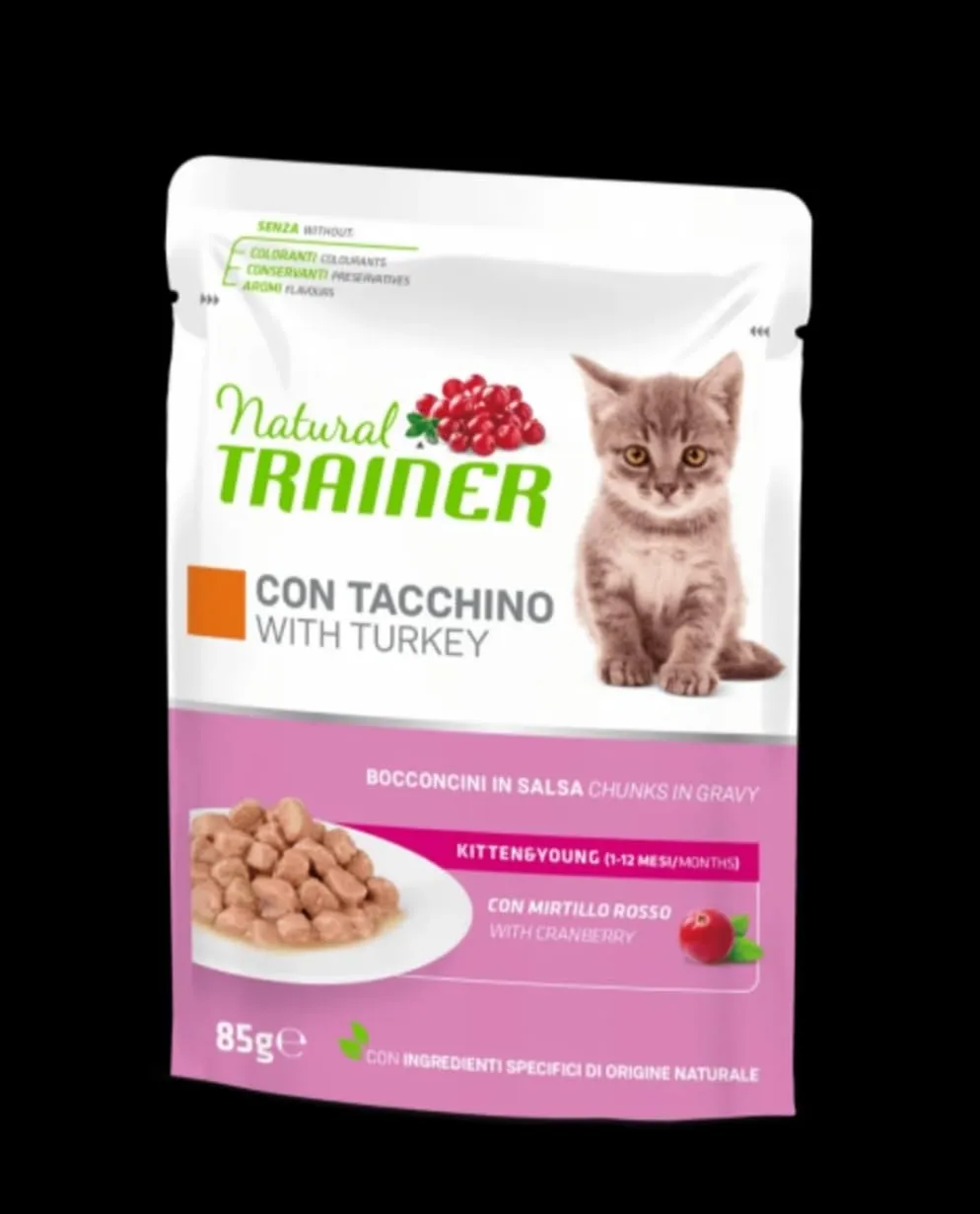 Natural Trainer Kitten & Young Mangime umido per Gattino con Tonno - 85gr - immagine 1