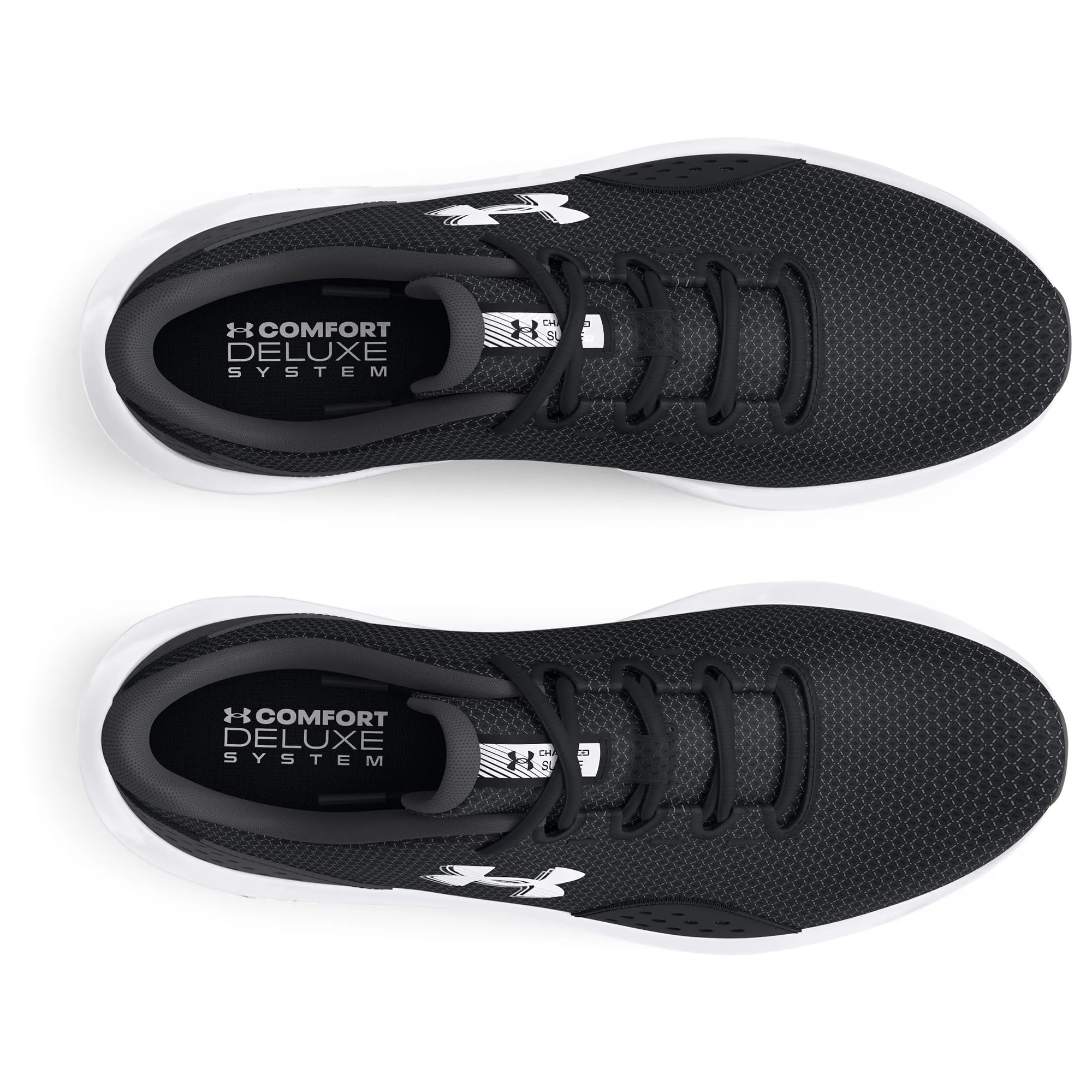 Under Armour Ua Charged Surge 4, Scarpa da corsa Uomo, Black Anthracite White, 45 EU - immagine 4