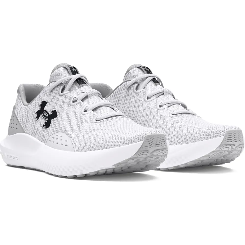 Under Armour Ua Charged Surge 4, Scarpa da corsa Uomo, White Halo Gray Black, 47.5 EU - immagine 2