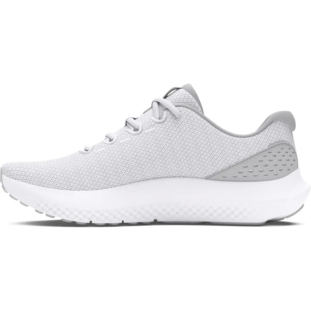 Under Armour Ua Charged Surge 4, Scarpa da corsa Uomo, White Halo Gray Black, 44.5 EU - immagine 1