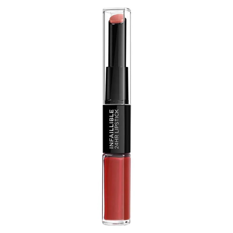 L'Oreal Infaillible Lipstick 2 Step 24H 506 Red Infaillibl - immagine 1