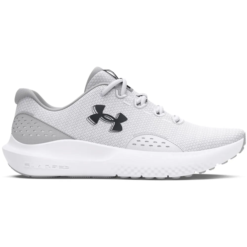 Under Armour Ua Charged Surge 4, Scarpa da corsa Uomo, White Halo Gray Black, 42.5 EU - immagine 7